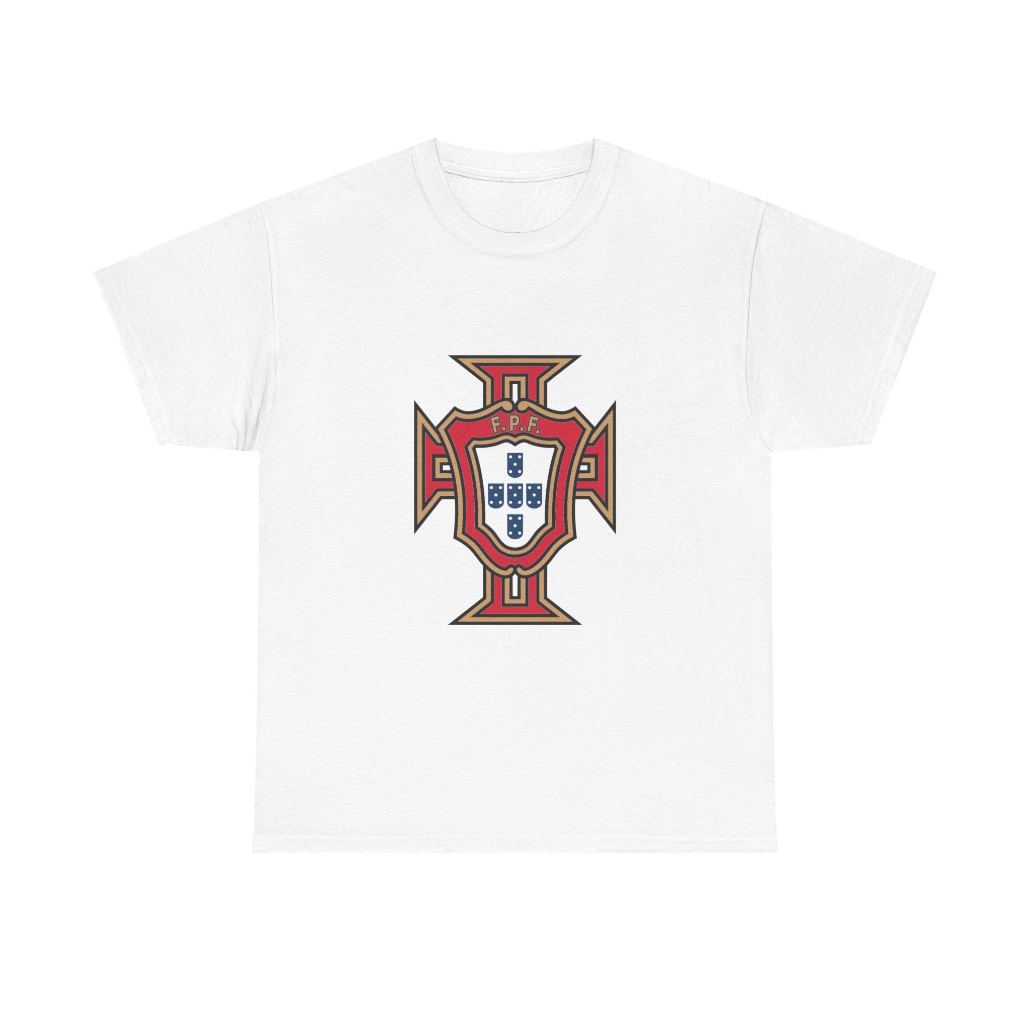 Portugal Cross Emblem T‑Shirt — Portuguese Shield Crest Tee