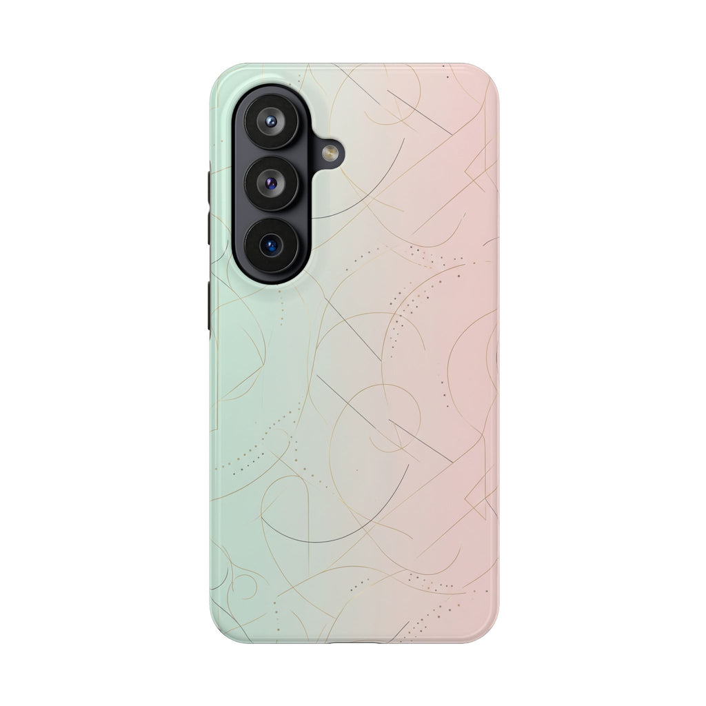 Pastel Swirl Tough Phone Case — Protective Gradient Phone Cover