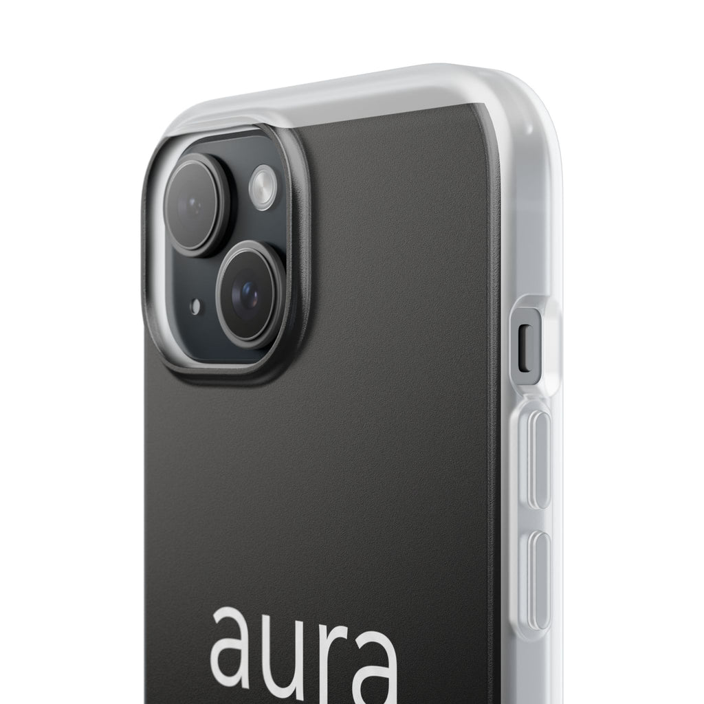Aura Black Minimalist Phone Case