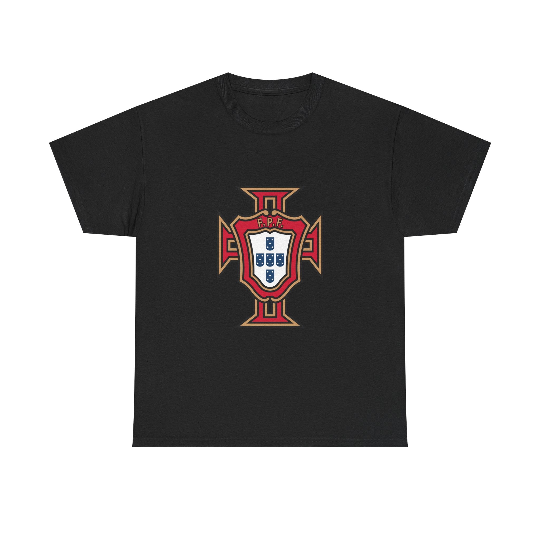 Portugal Cross Emblem T‑Shirt — Portuguese Shield Crest Tee