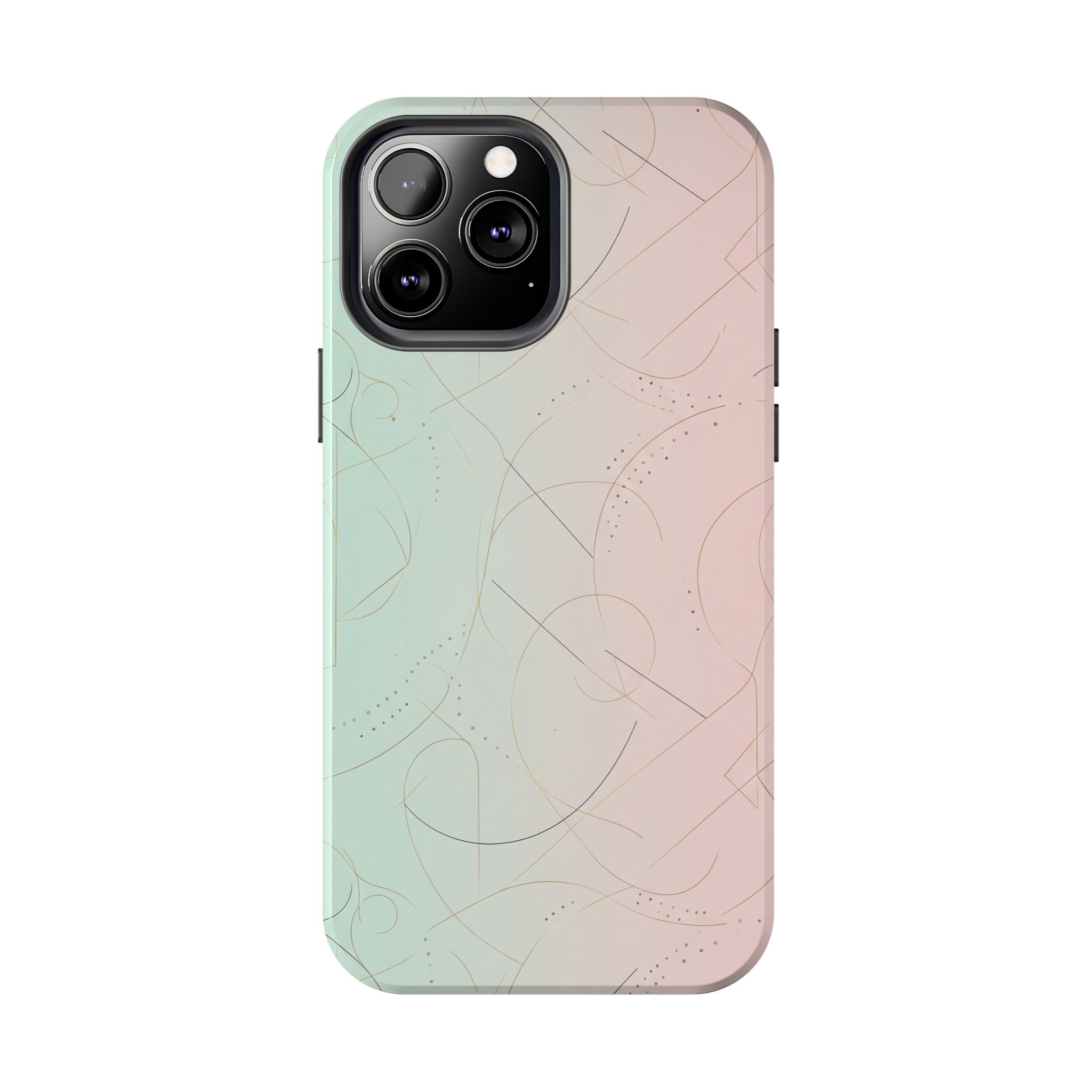 Pastel Swirl Tough Phone Case — Protective Gradient Phone Cover