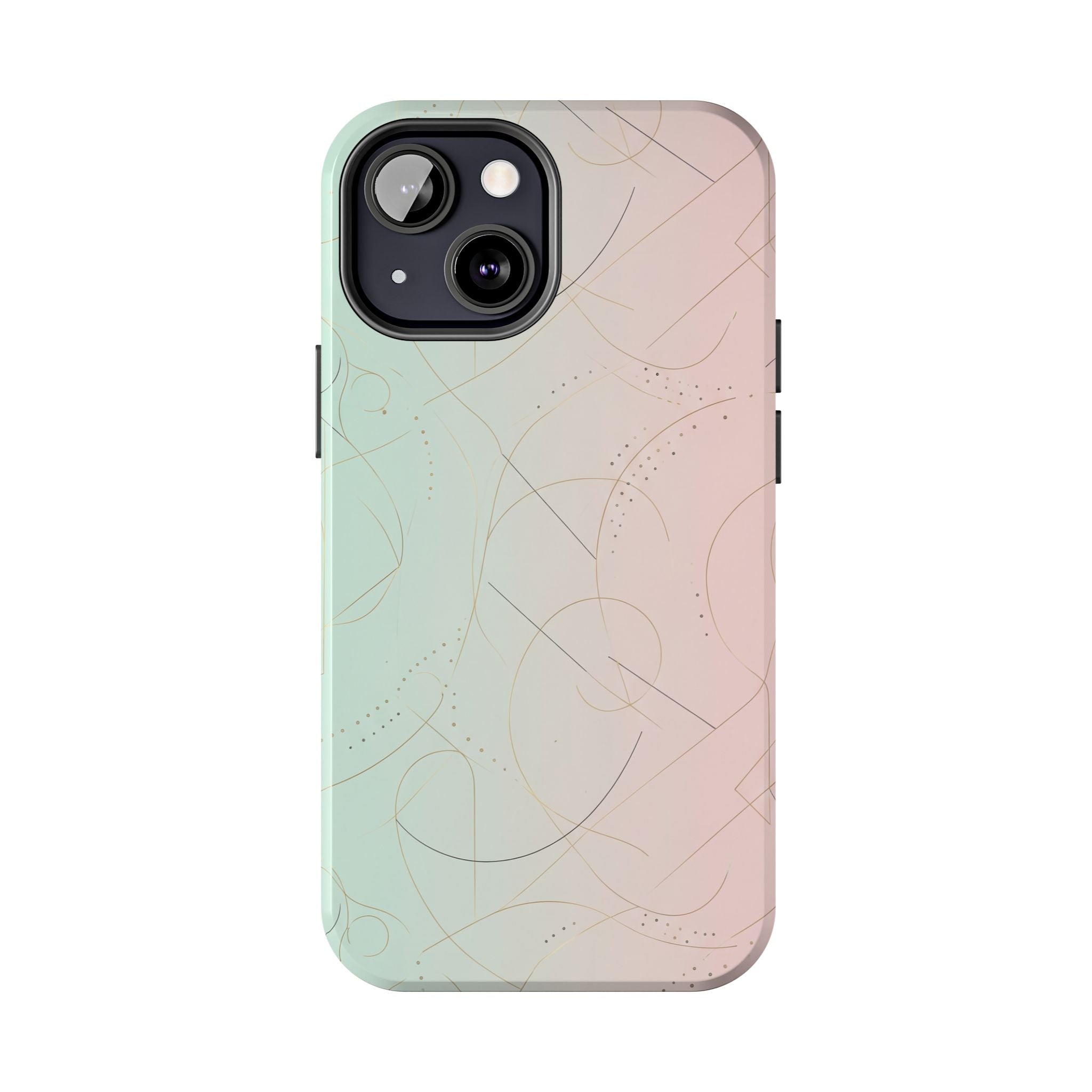 Pastel Swirl Tough Phone Case — Protective Gradient Phone Cover