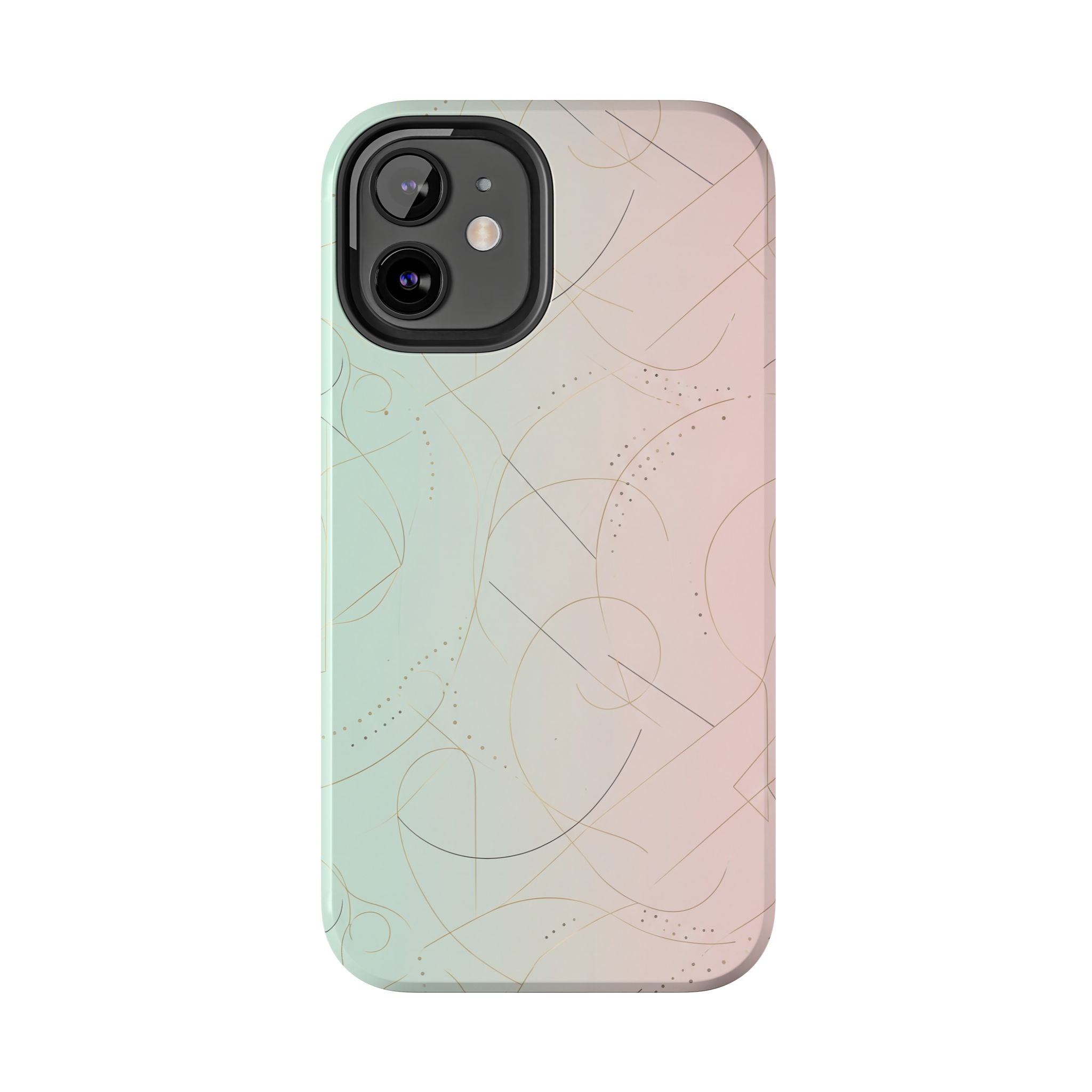 Pastel Swirl Tough Phone Case — Protective Gradient Phone Cover