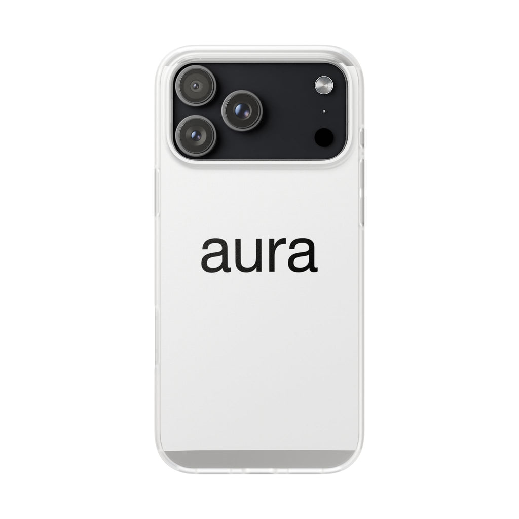 Aura Clear Flexi Phone Case — Minimalist Protective Phone Cover