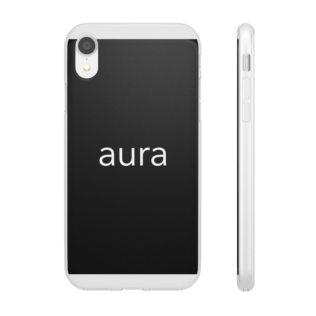 Aura Black Minimalist Phone Case
