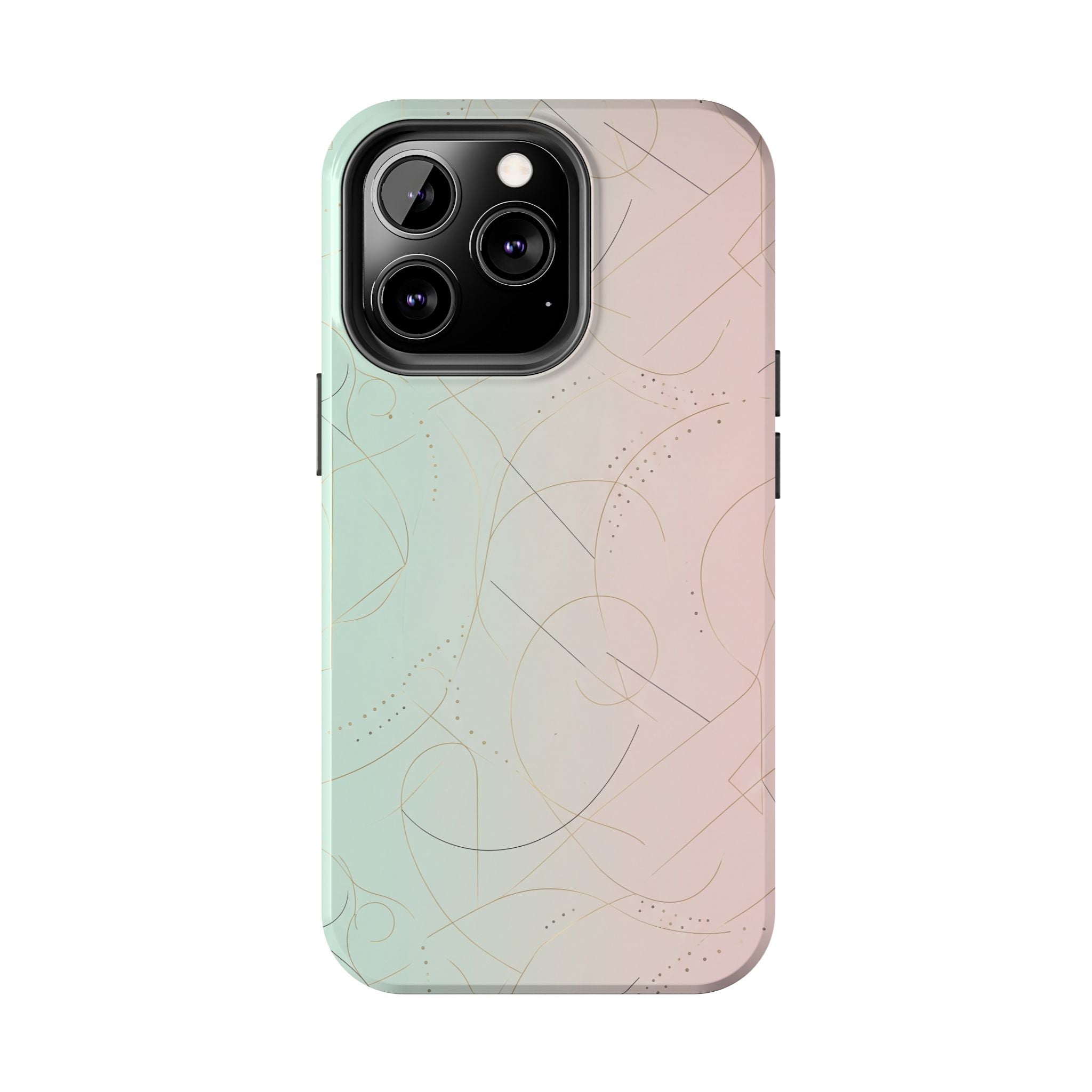 Pastel Swirl Tough Phone Case — Protective Gradient Phone Cover