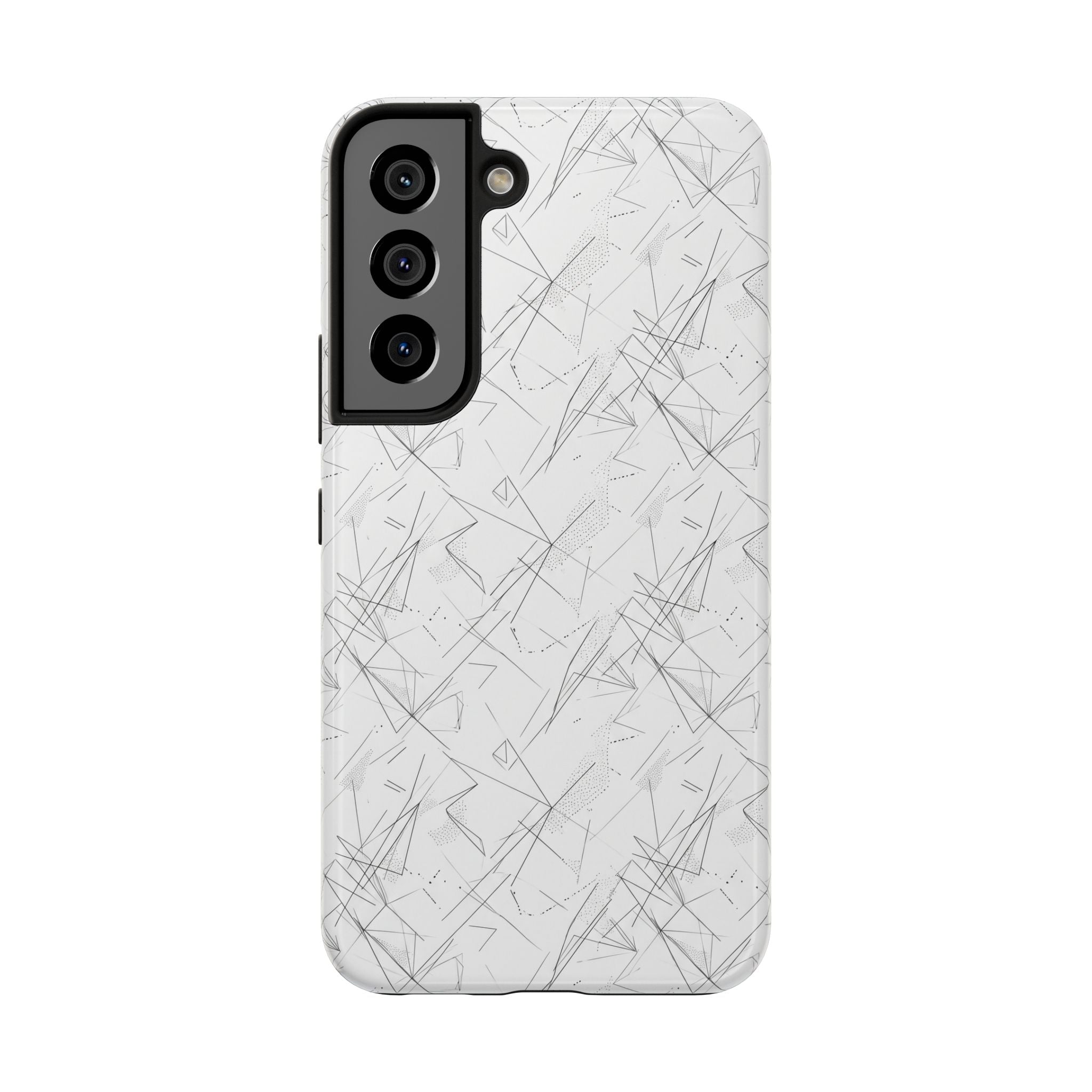 Marble Scratch Pattern Tough Phone Case — Protective iPhone Cover