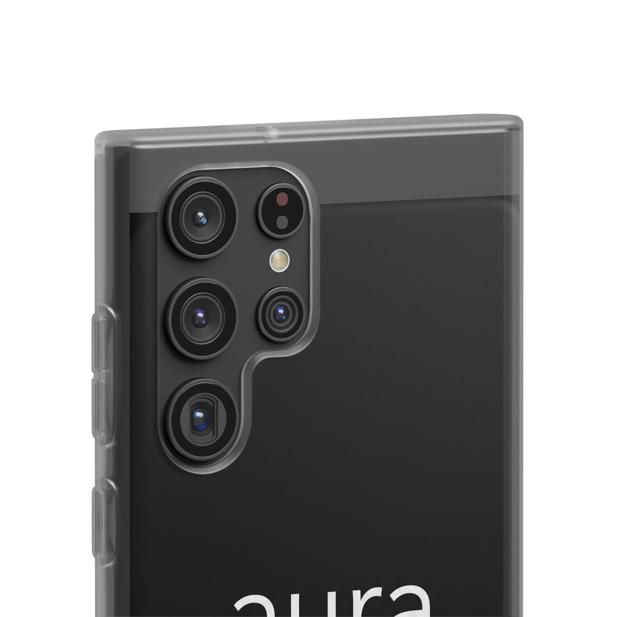 Aura Black Minimalist Phone Case