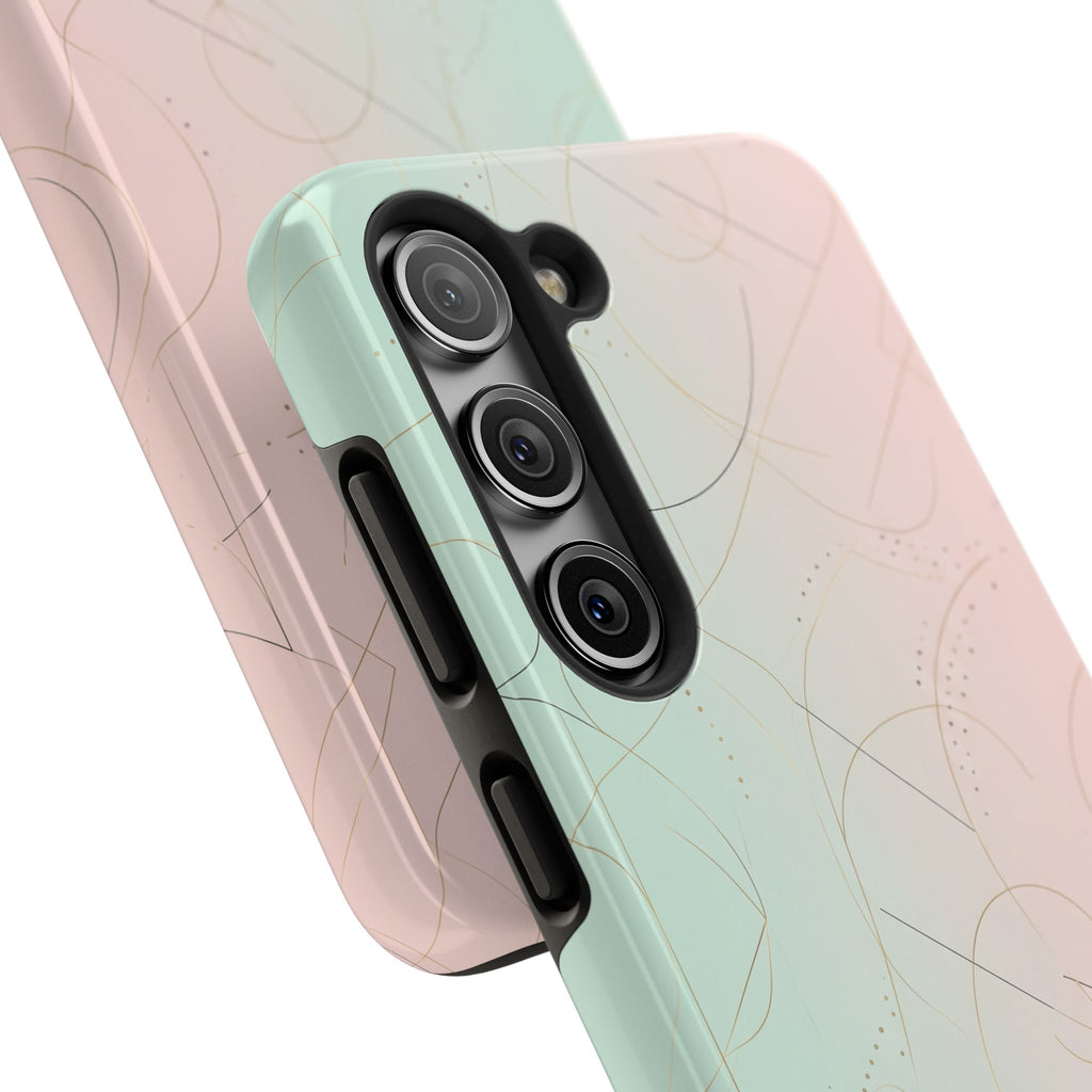 Pastel Swirl Tough Phone Case — Protective Gradient Phone Cover