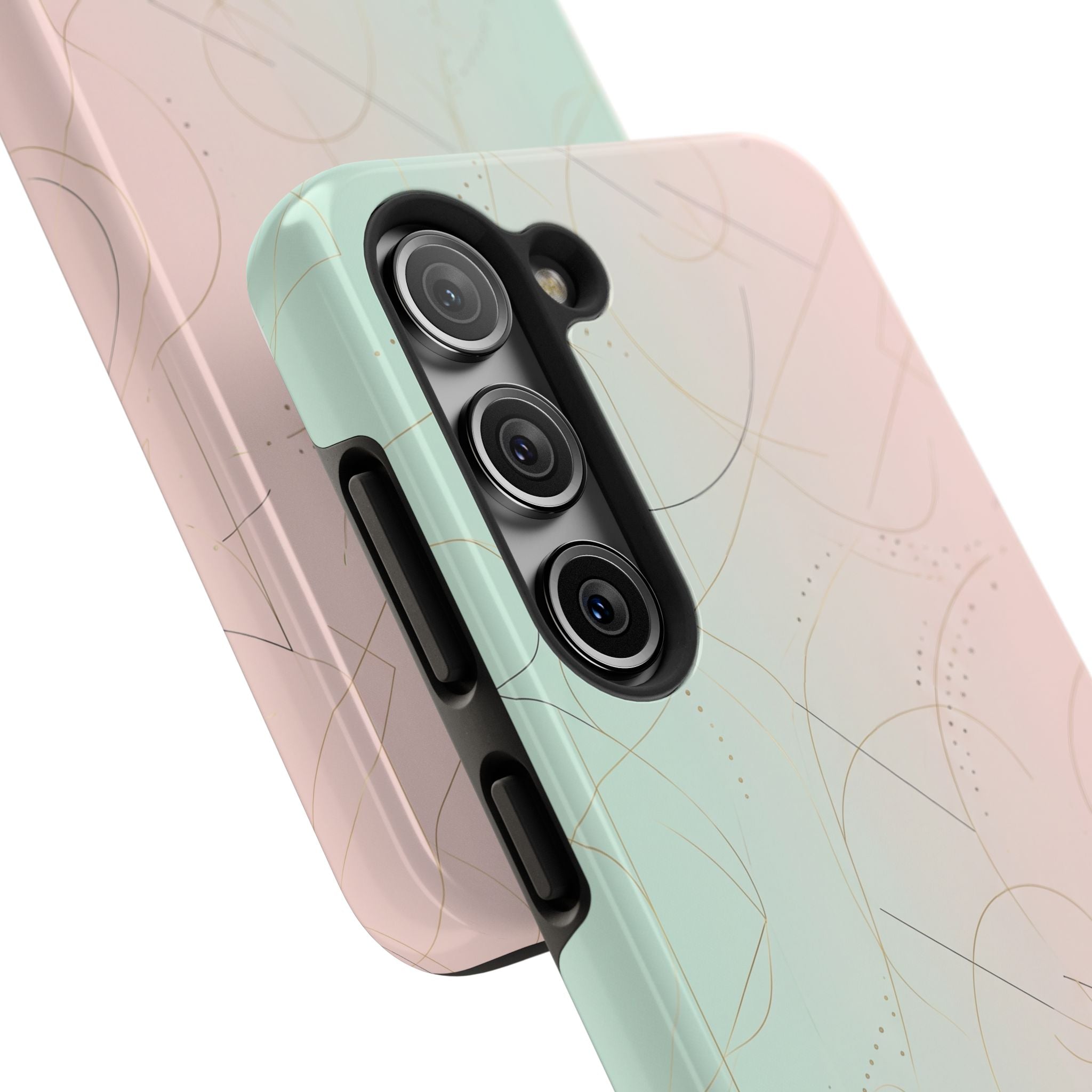Pastel Swirl Tough Phone Case — Protective Gradient Phone Cover