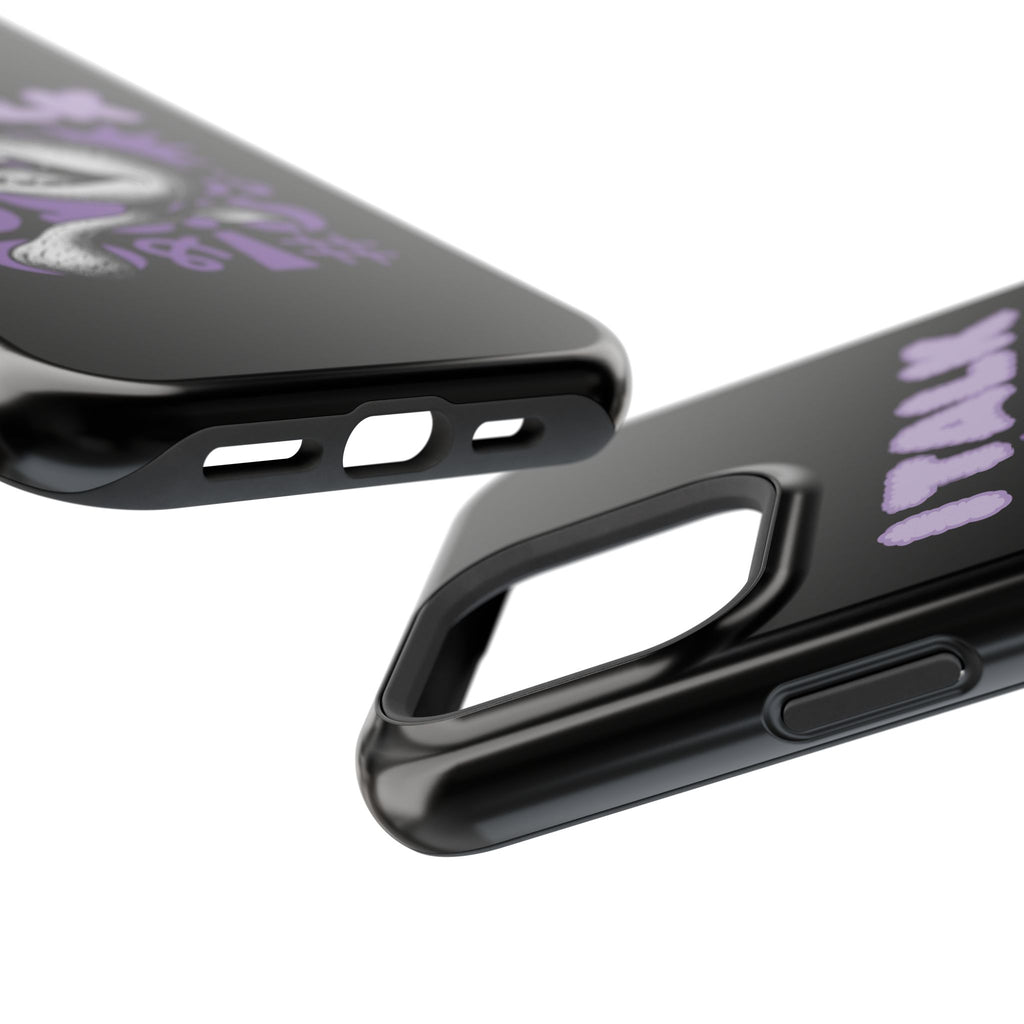 Phone Case — "I TALK" Graphic Magnetic Impact-Resistant Case