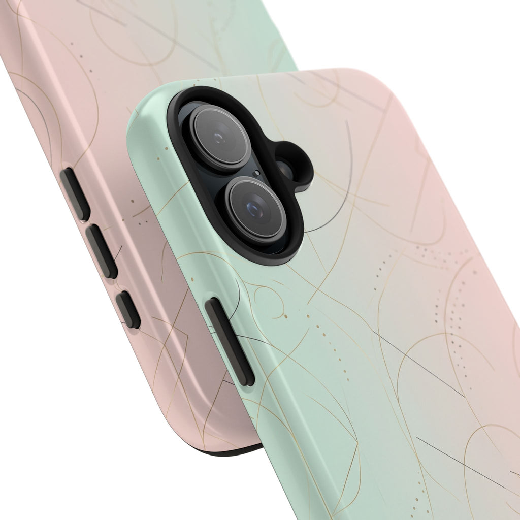 Pastel Swirl Tough Phone Case — Protective Gradient Phone Cover