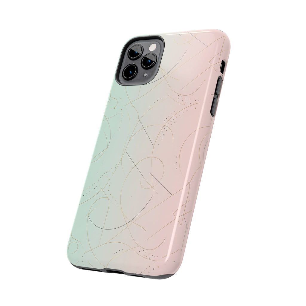 Pastel Swirl Tough Phone Case — Protective Gradient Phone Cover