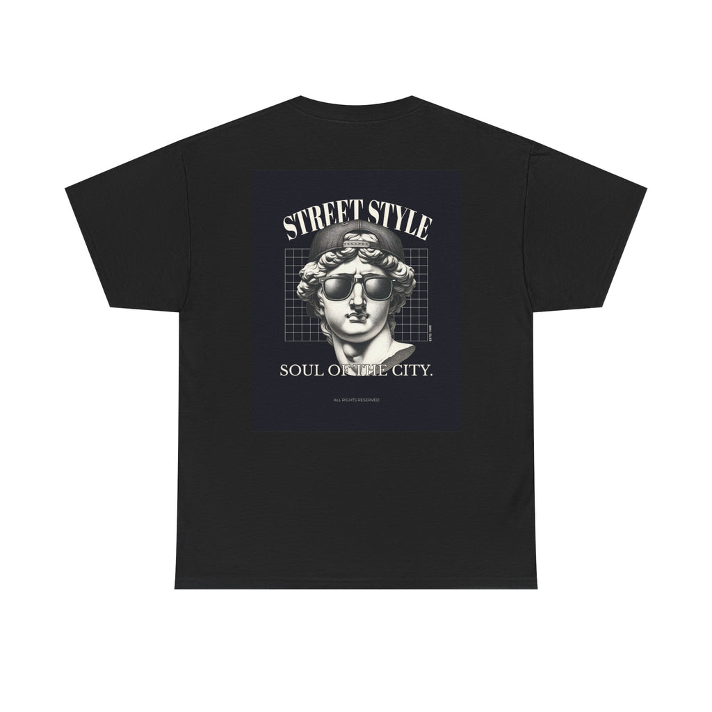 Street Style Tee — 'Street Style: Soul of the City' Vintage Statue Graphic T-Shirt