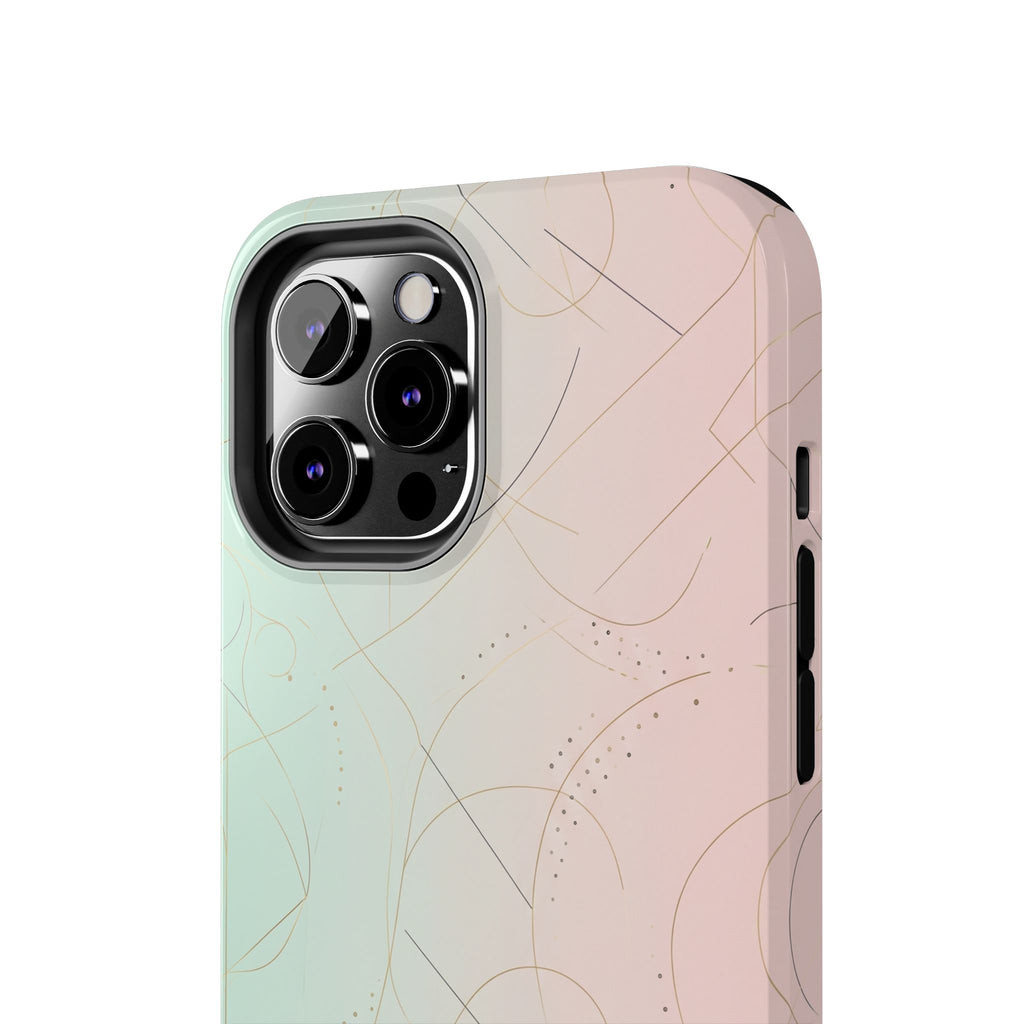 Pastel Swirl Tough Phone Case — Protective Gradient Phone Cover