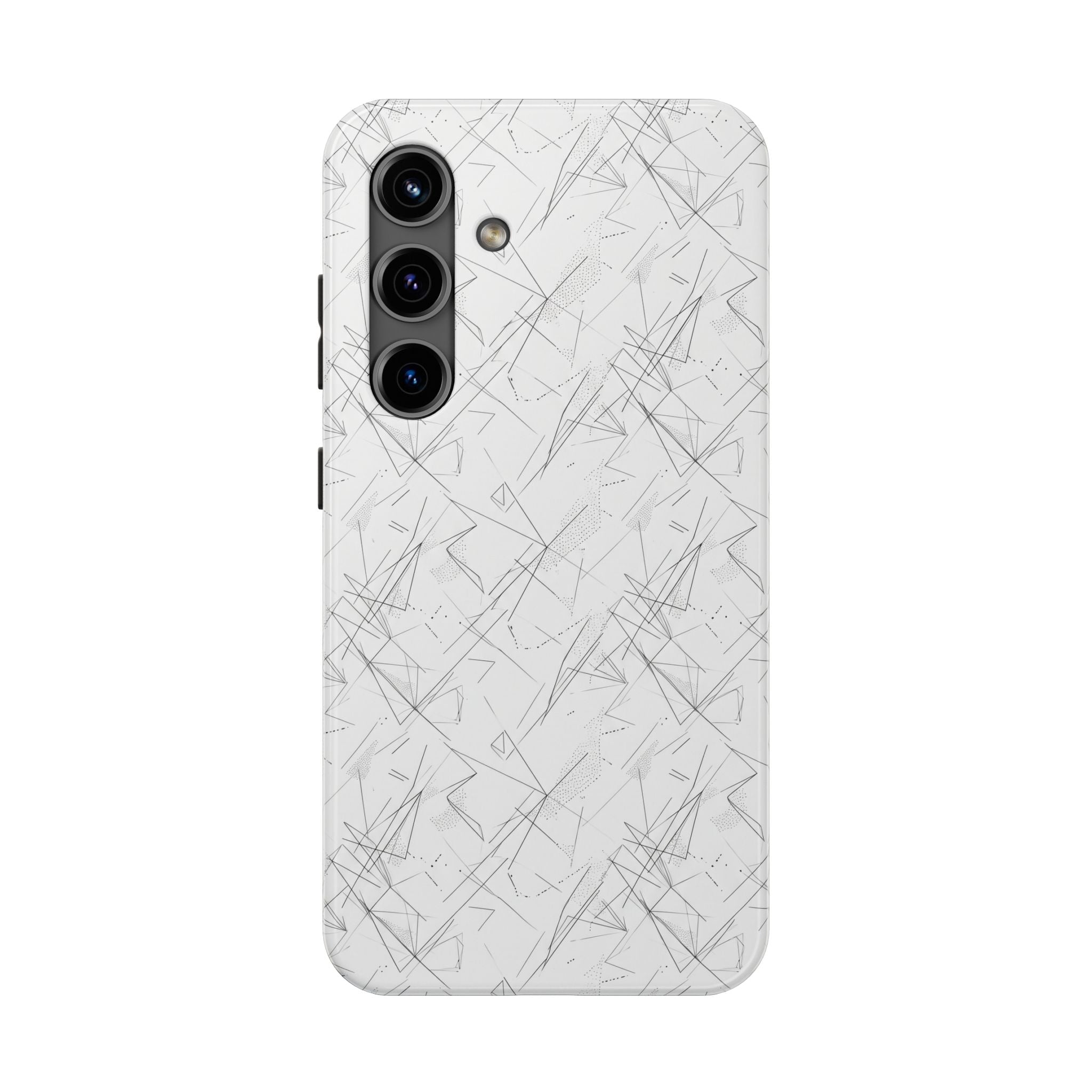 Marble Scratch Pattern Tough Phone Case — Protective iPhone Cover