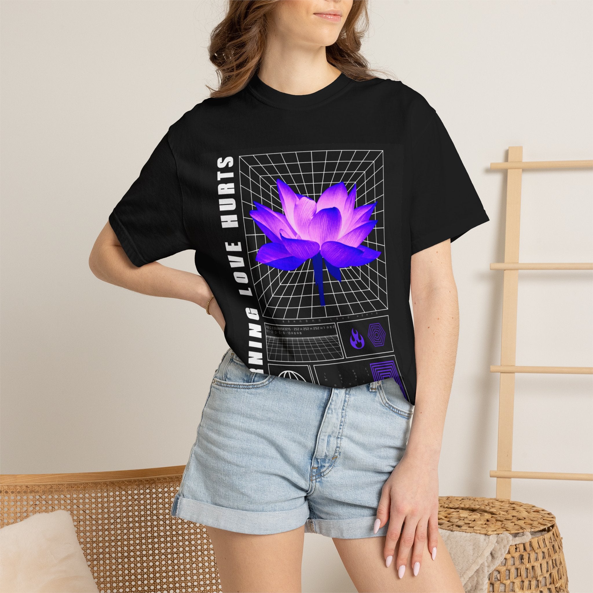 Burning Love Hurts Lotus T-Shirt