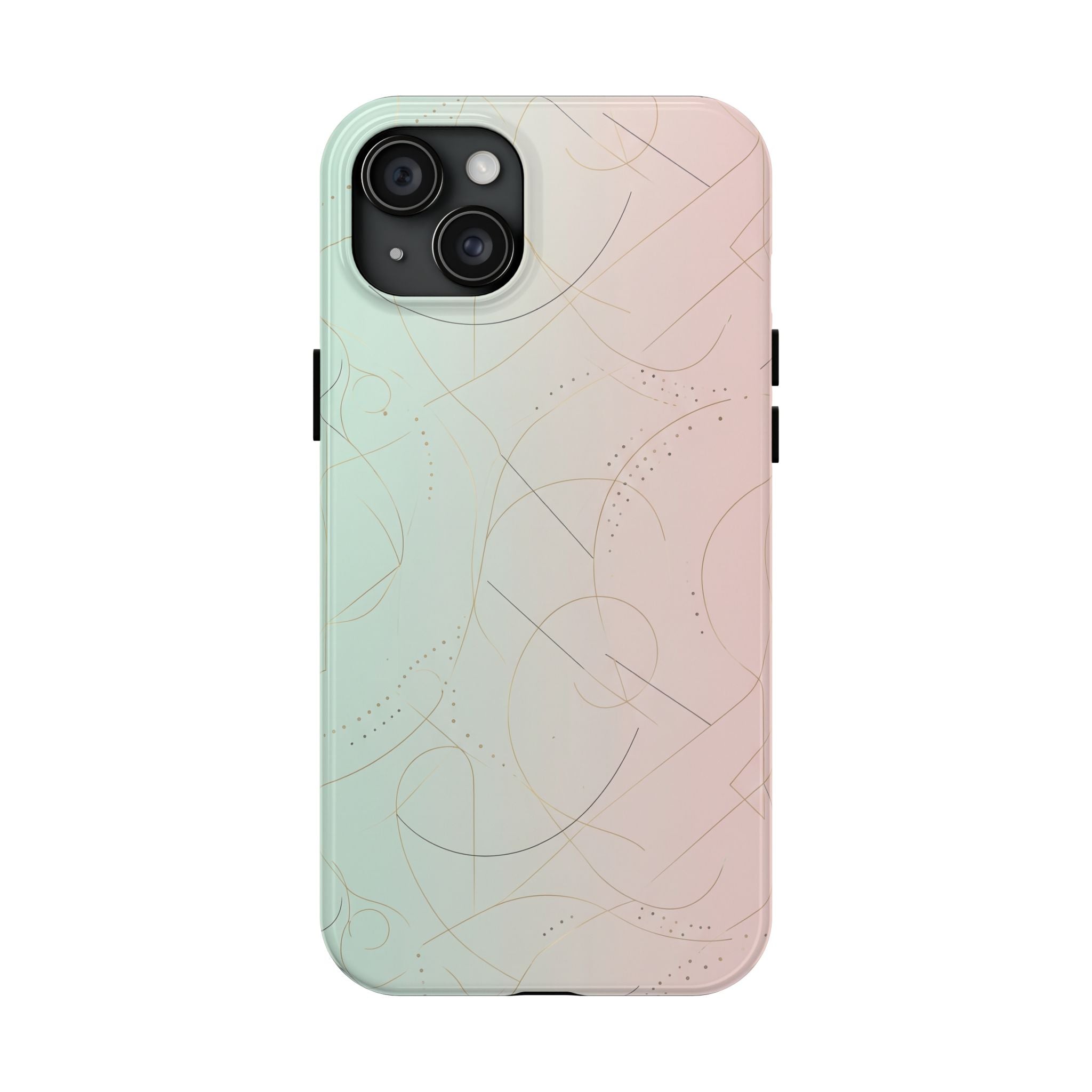 Pastel Swirl Tough Phone Case — Protective Gradient Phone Cover