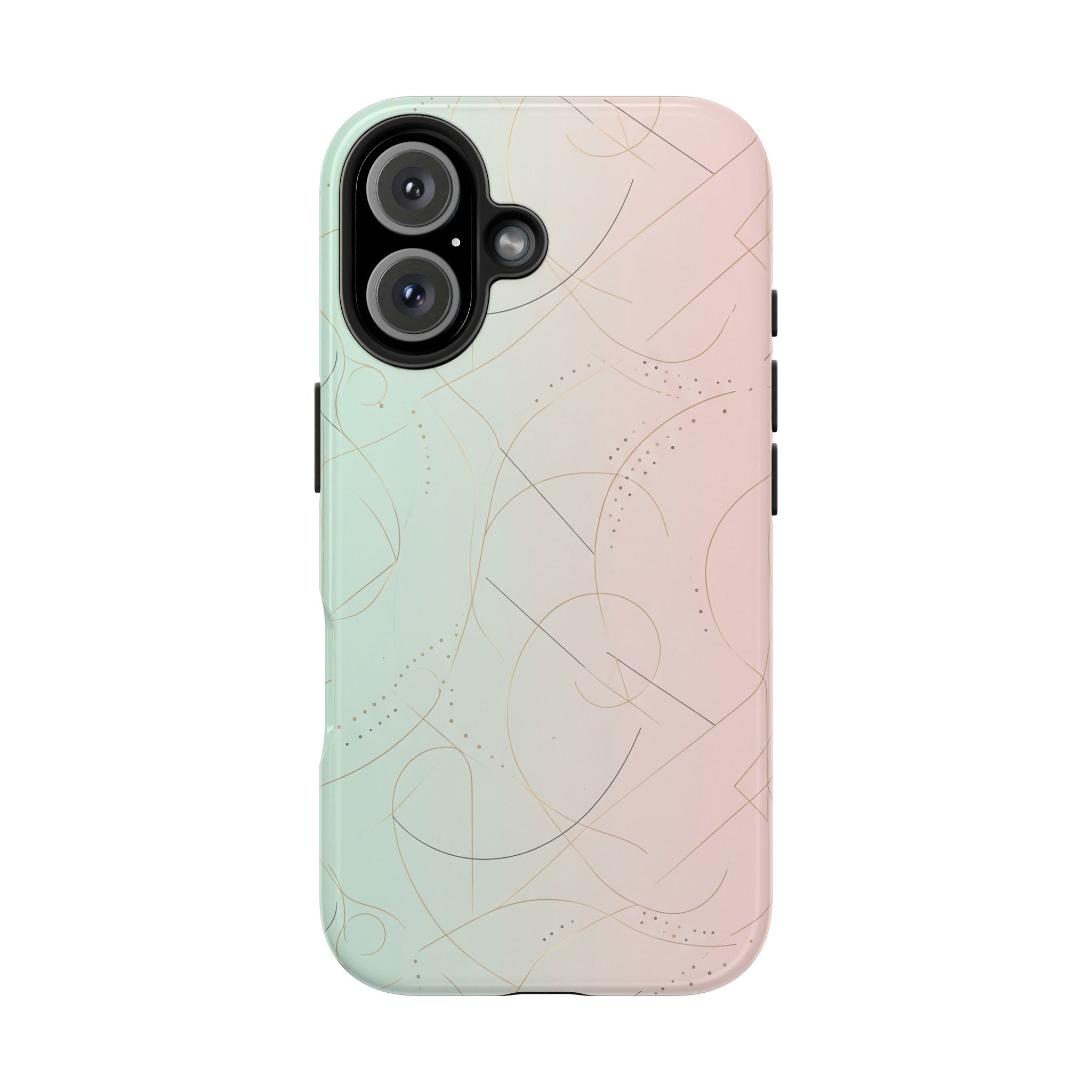 Pastel Swirl Tough Phone Case — Protective Gradient Phone Cover