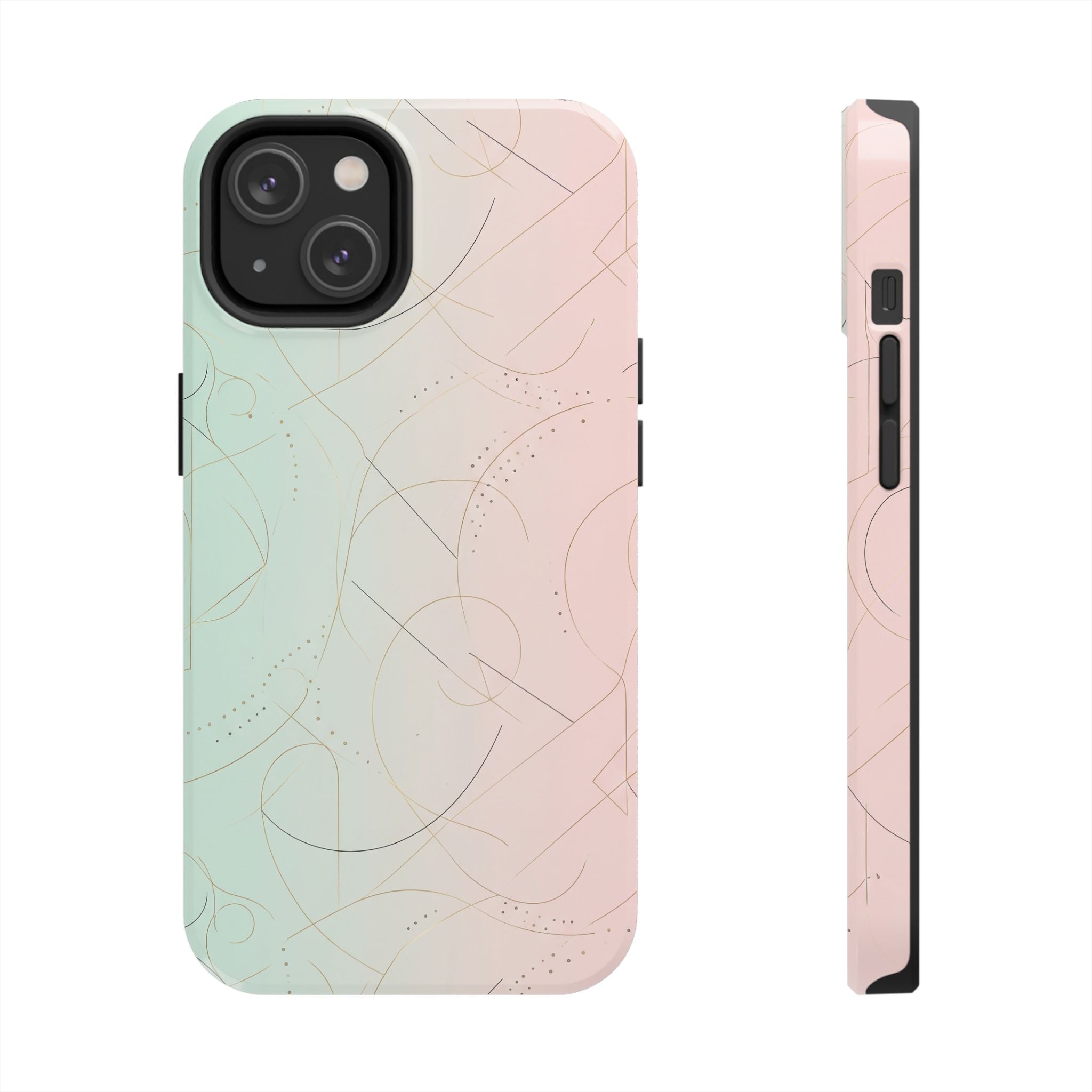 Pastel Swirl Tough Phone Case — Protective Gradient Phone Cover