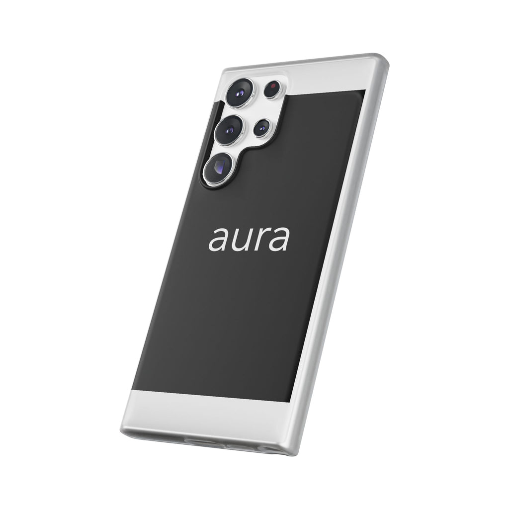 Aura Black Minimalist Phone Case