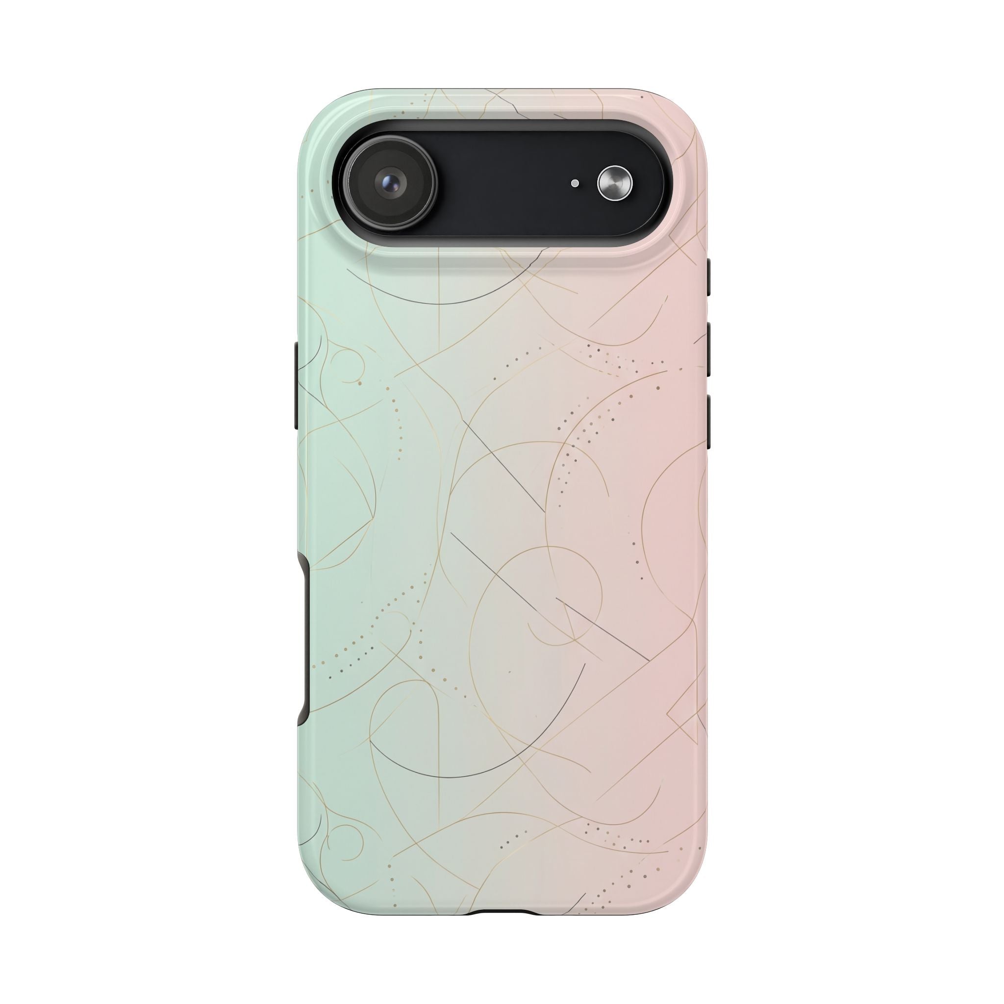 Pastel Swirl Tough Phone Case — Protective Gradient Phone Cover