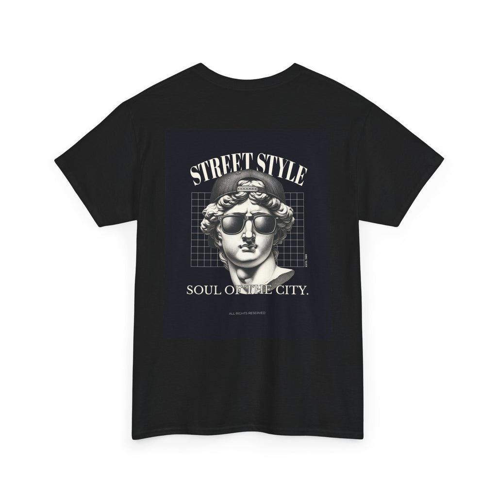 Street Style Tee — 'Street Style: Soul of the City' Vintage Statue Graphic T-Shirt
