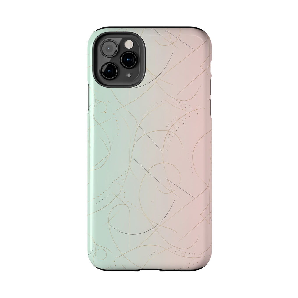 Pastel Swirl Tough Phone Case — Protective Gradient Phone Cover