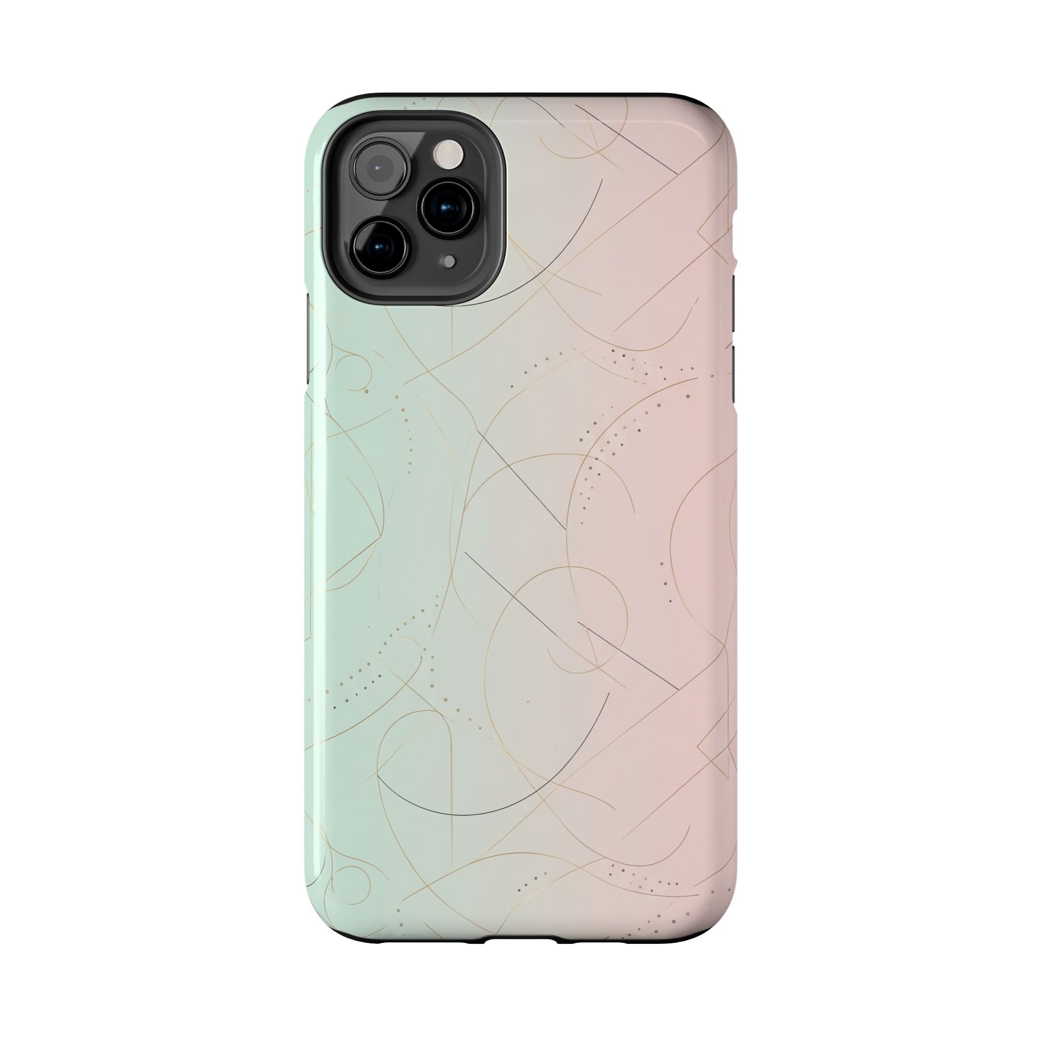 Pastel Swirl Tough Phone Case — Protective Gradient Phone Cover