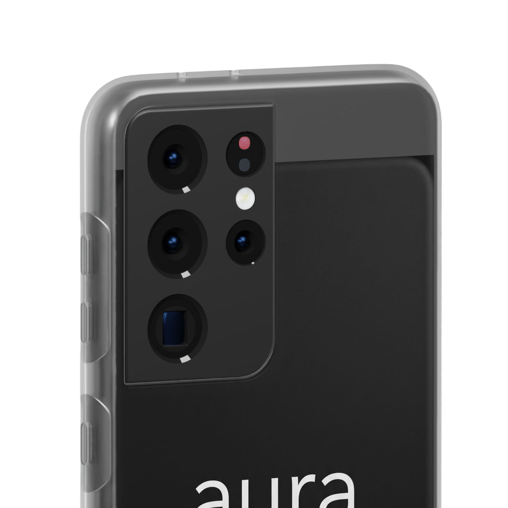 Aura Black Minimalist Phone Case