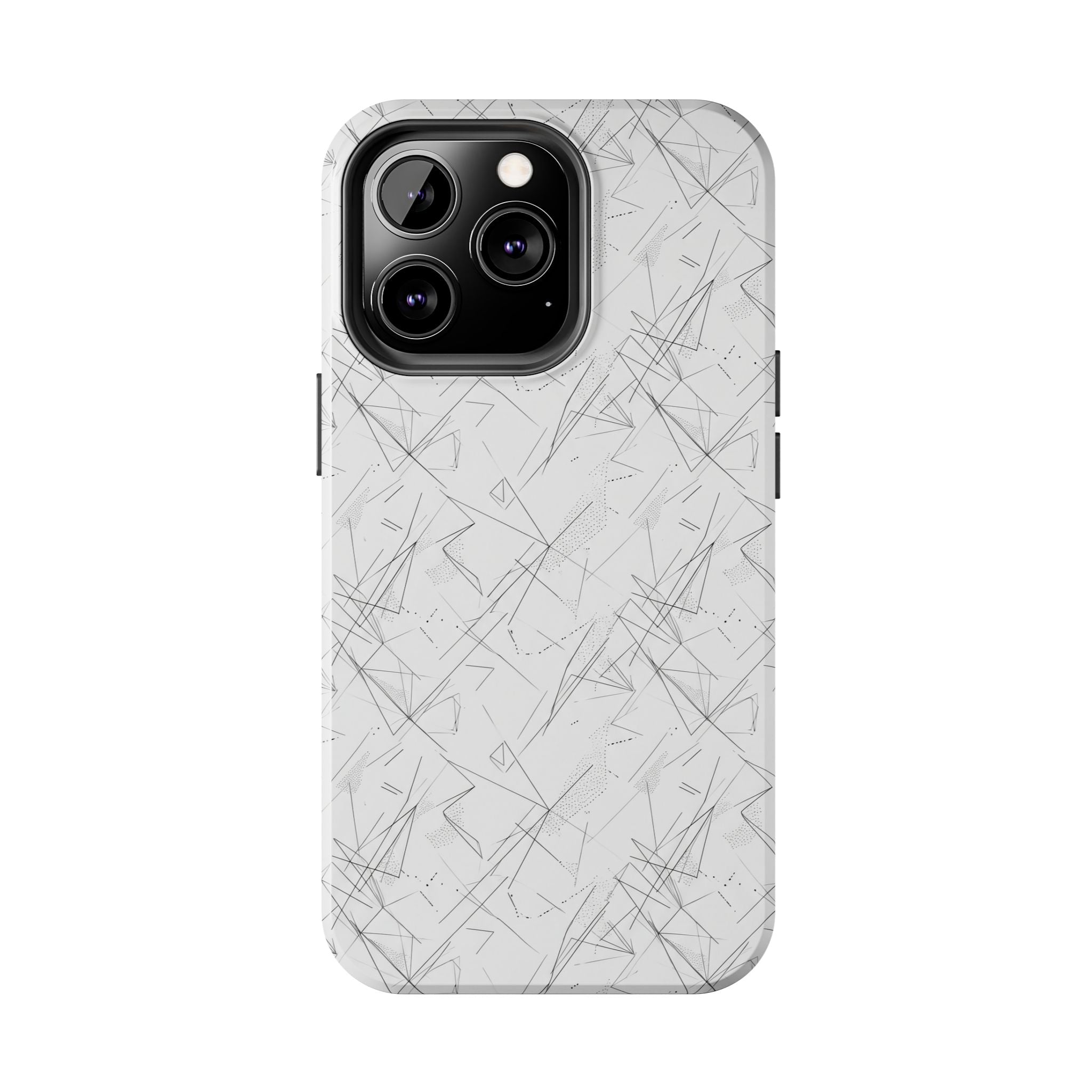 Marble Scratch Pattern Tough Phone Case — Protective iPhone Cover
