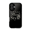 Phone Case — 'Street Style' Magnetic Impact-Resistant Black Case