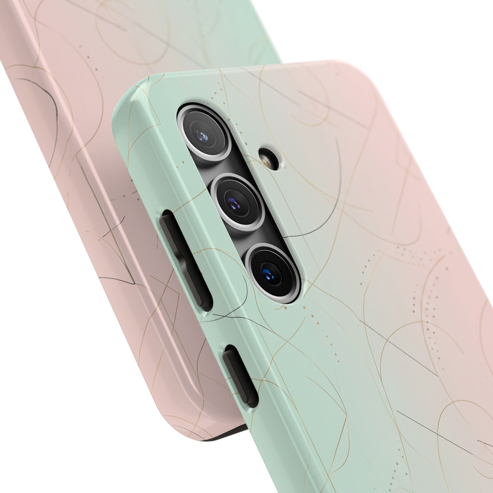 Pastel Swirl Tough Phone Case — Protective Gradient Phone Cover