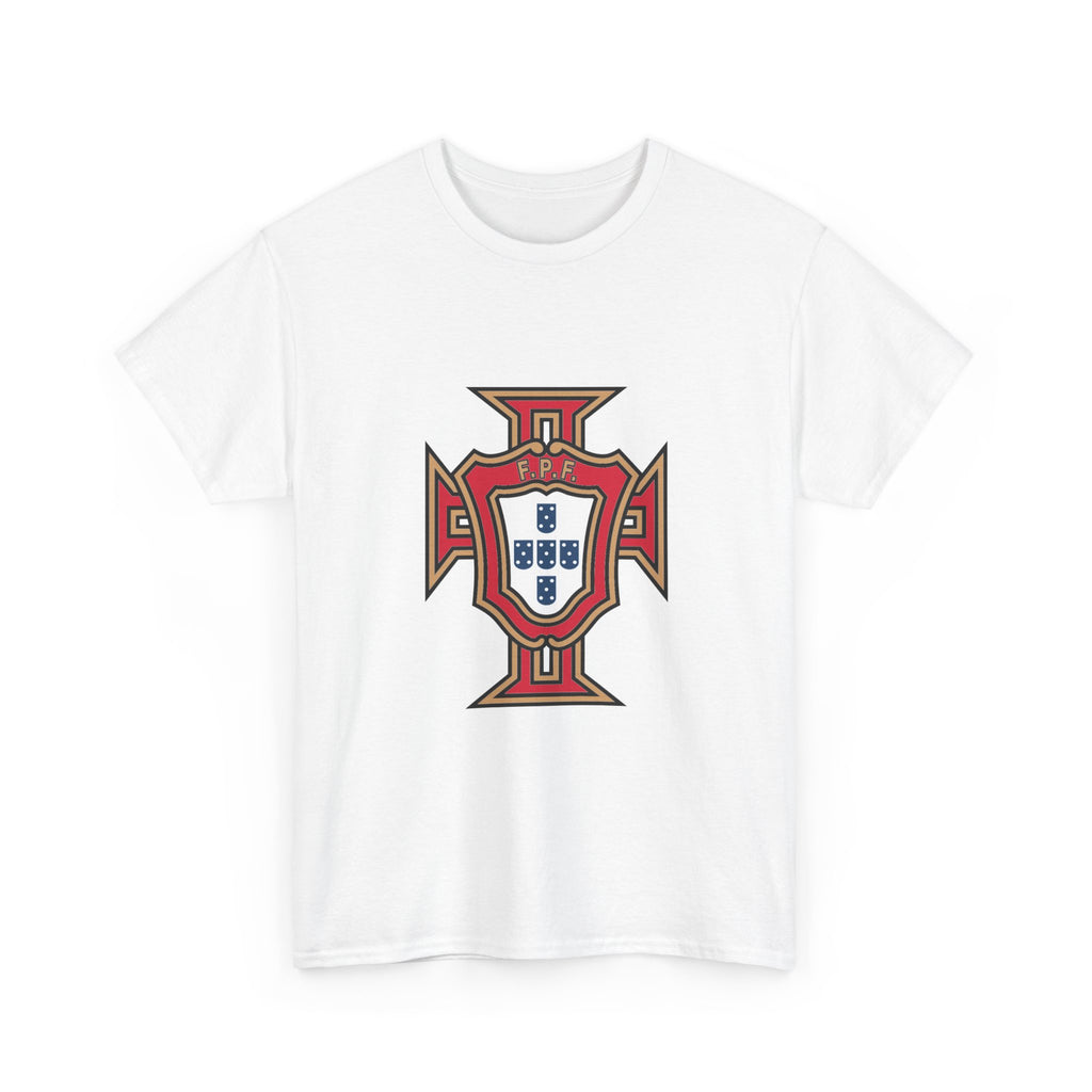 Portugal Cross Emblem T‑Shirt — Portuguese Shield Crest Tee