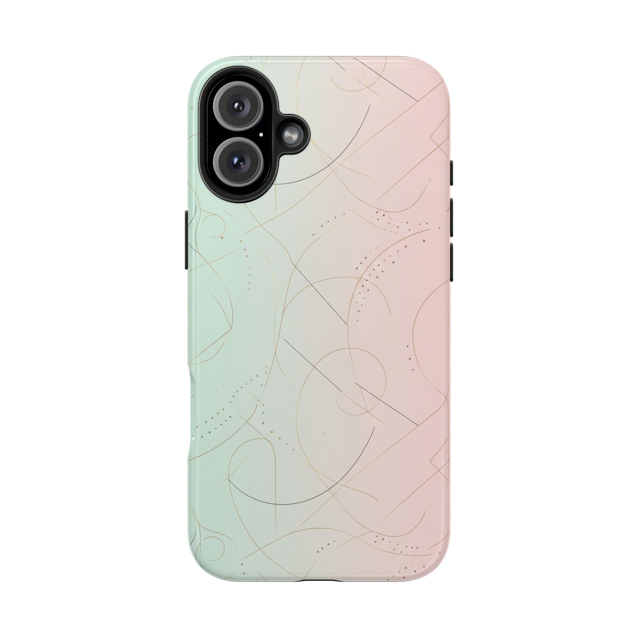 Pastel Swirl Tough Phone Case — Protective Gradient Phone Cover