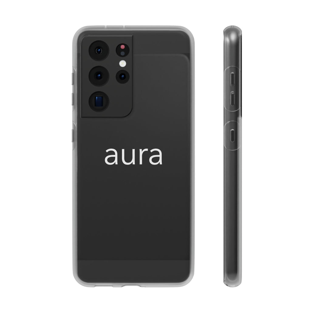 Aura Black Minimalist Phone Case