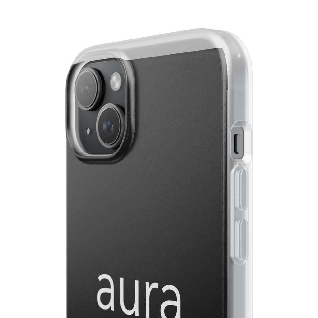 Aura Black Minimalist Phone Case
