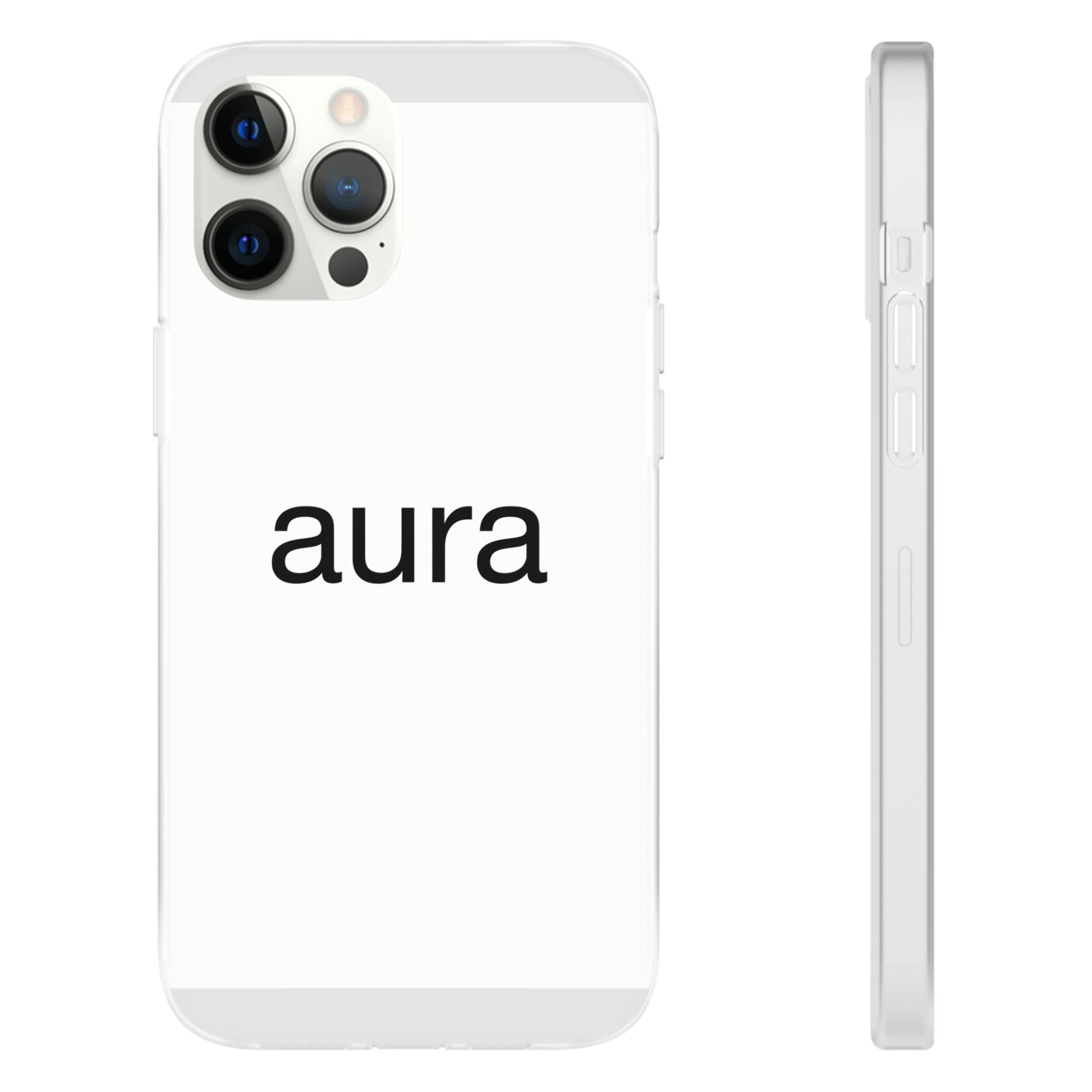 Aura Clear Flexi Phone Case — Minimalist Protective Phone Cover