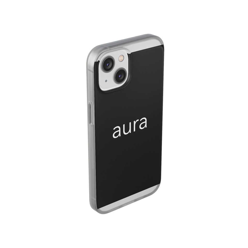 Aura Black Minimalist Phone Case