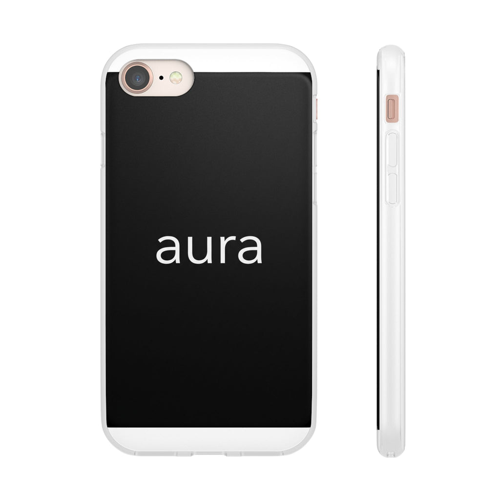 Aura Black Minimalist Phone Case