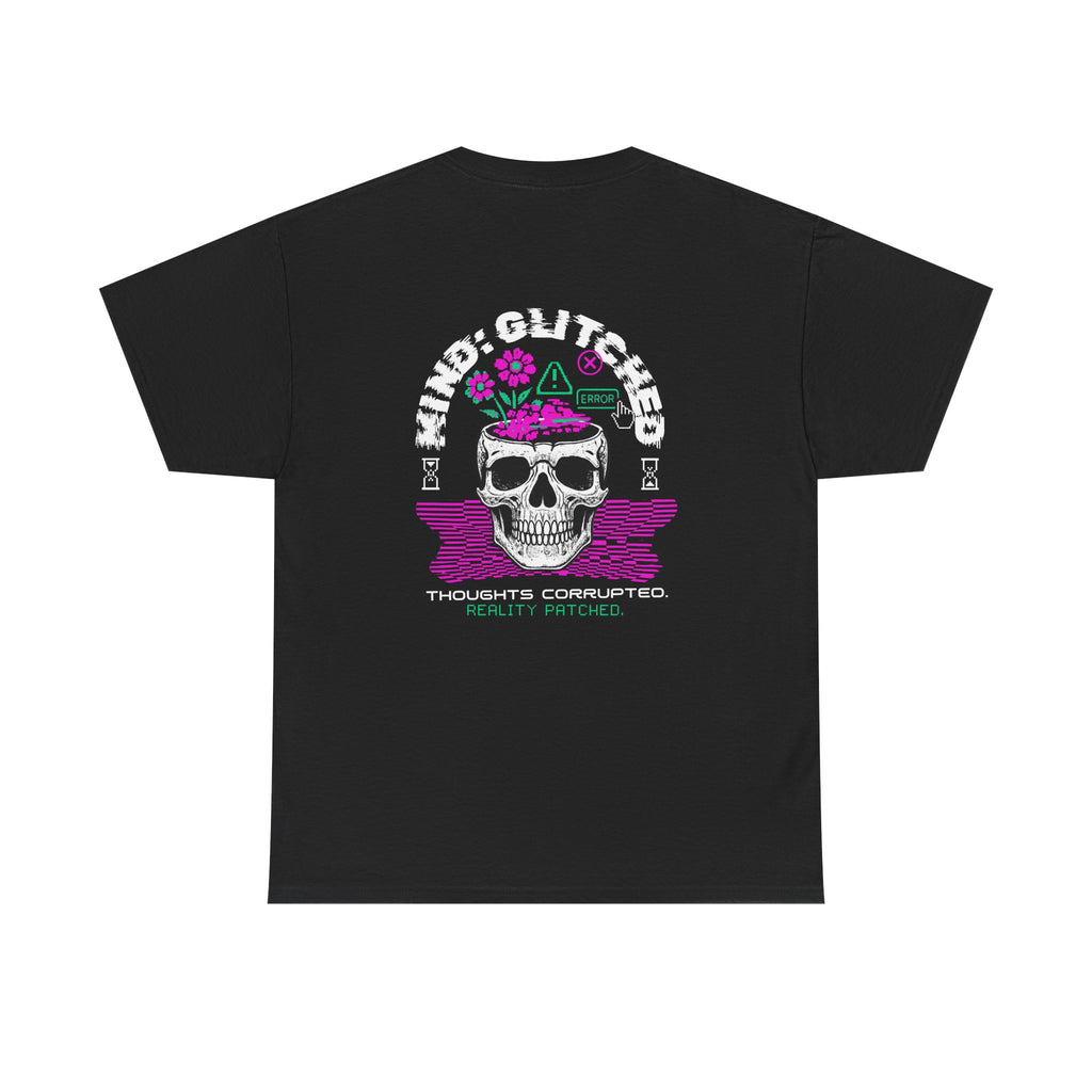 Skull Garden T-Shirt — Floral Skull "Heart Matters" Graphic Tee