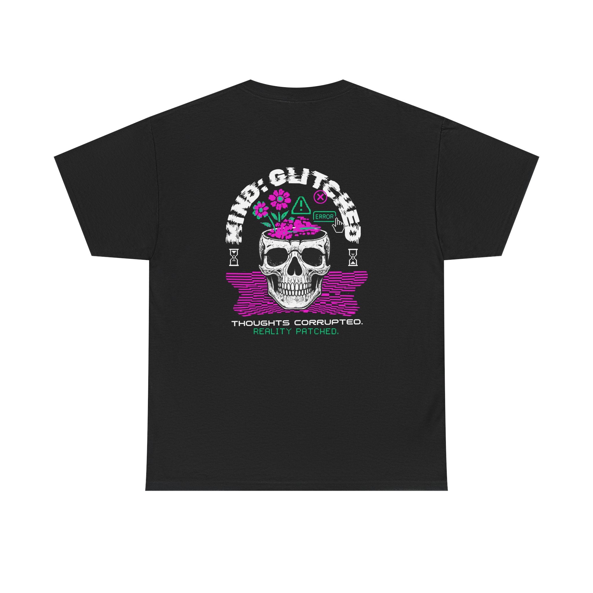 Skull Garden T-Shirt — Floral Skull "Heart Matters" Graphic Tee