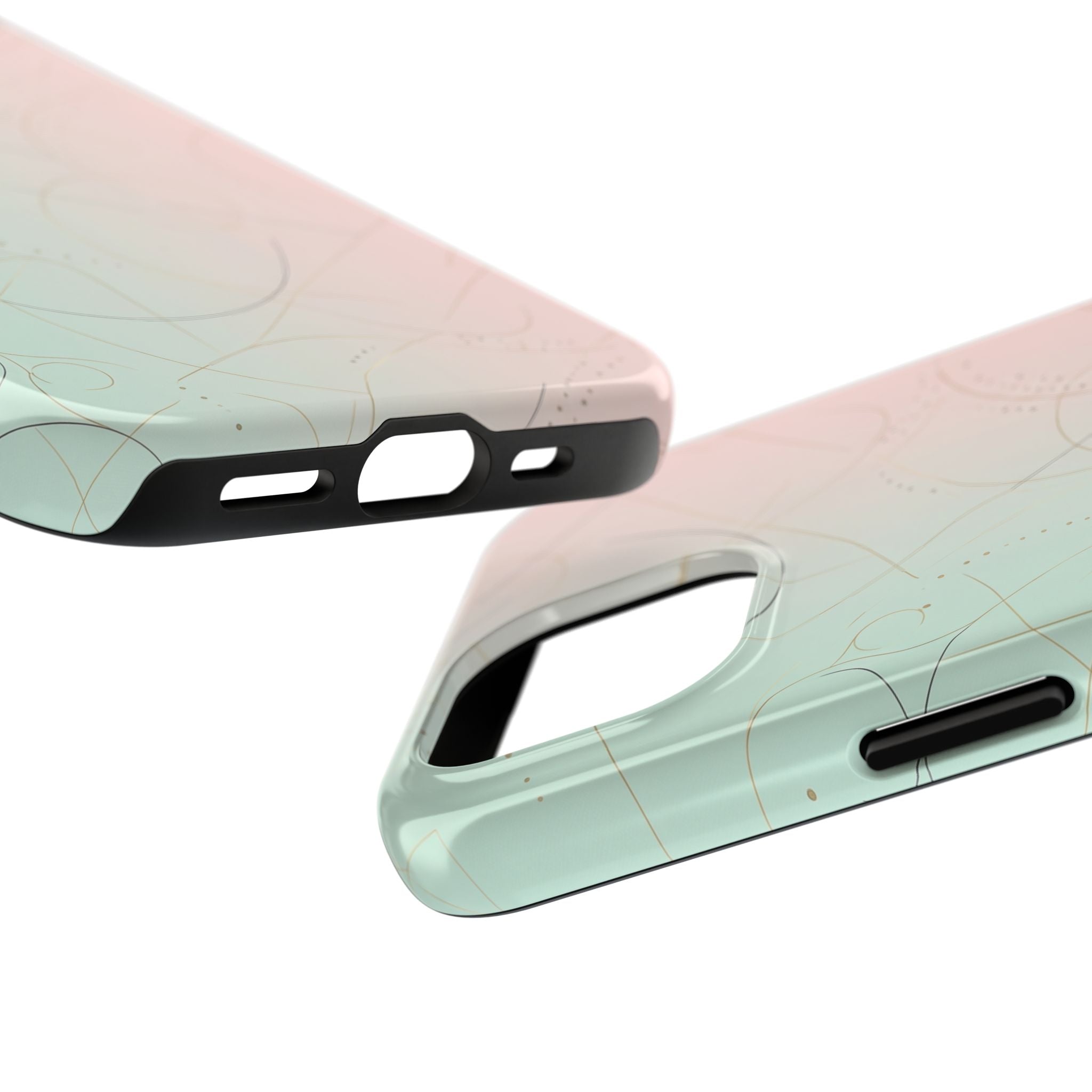 Pastel Swirl Tough Phone Case — Protective Gradient Phone Cover