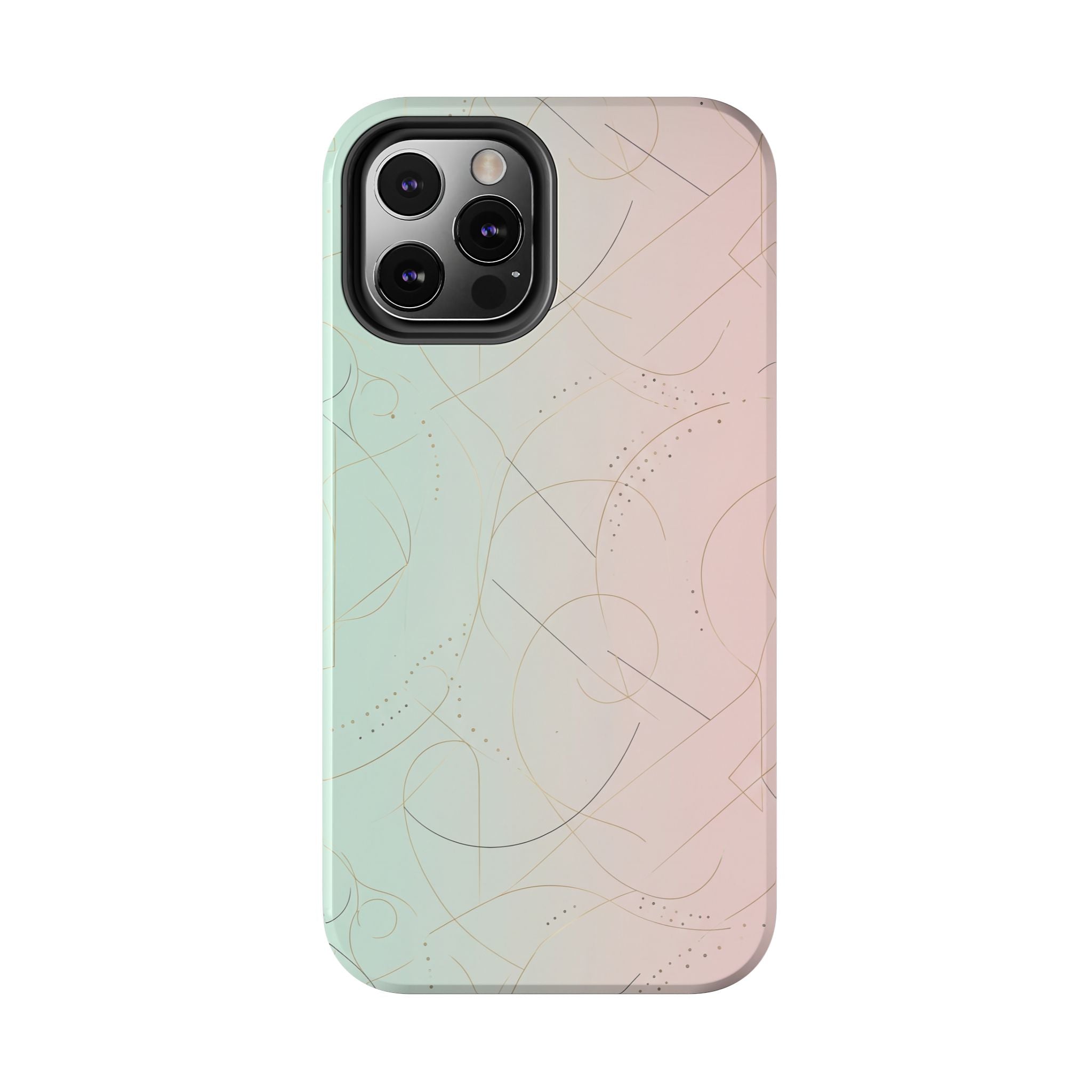 Pastel Swirl Tough Phone Case — Protective Gradient Phone Cover