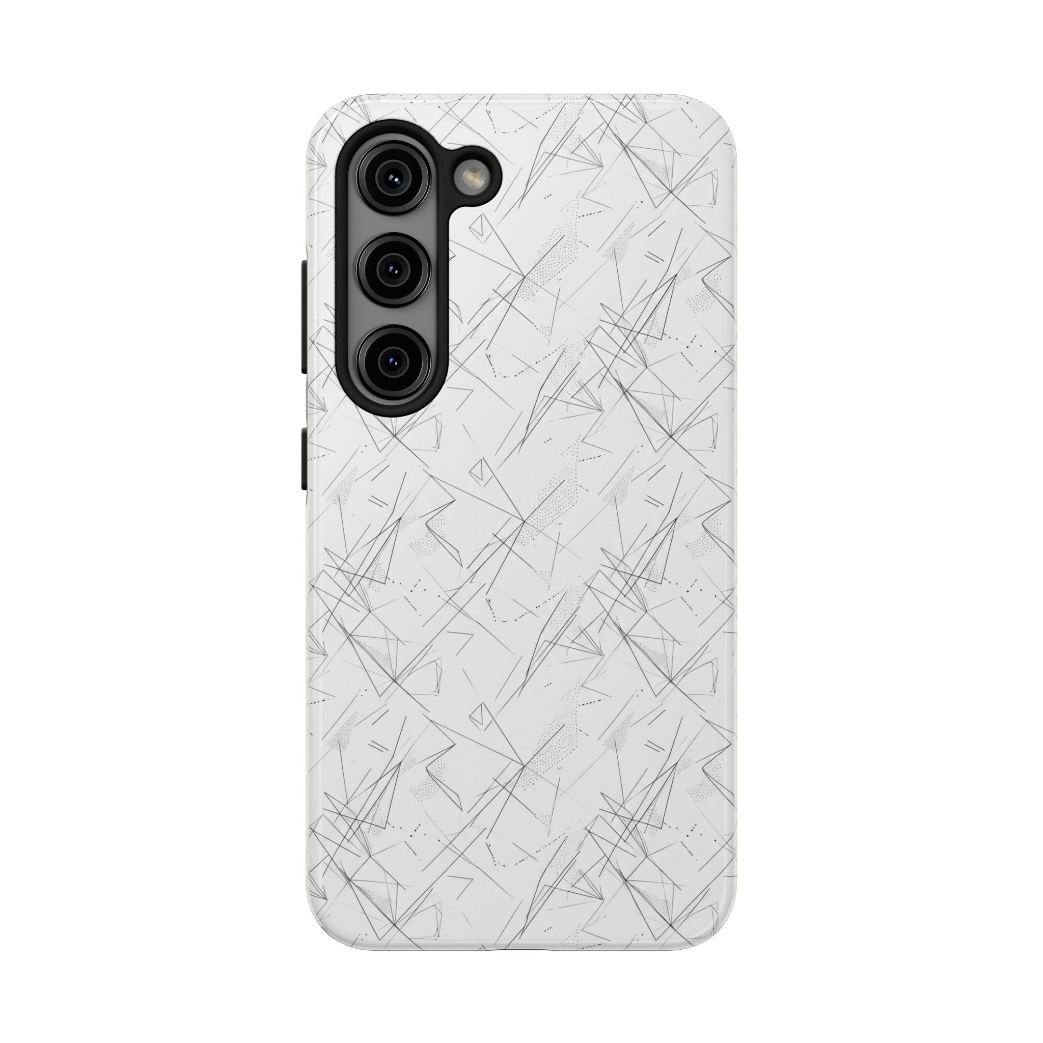 Marble Scratch Pattern Tough Phone Case — Protective iPhone Cover