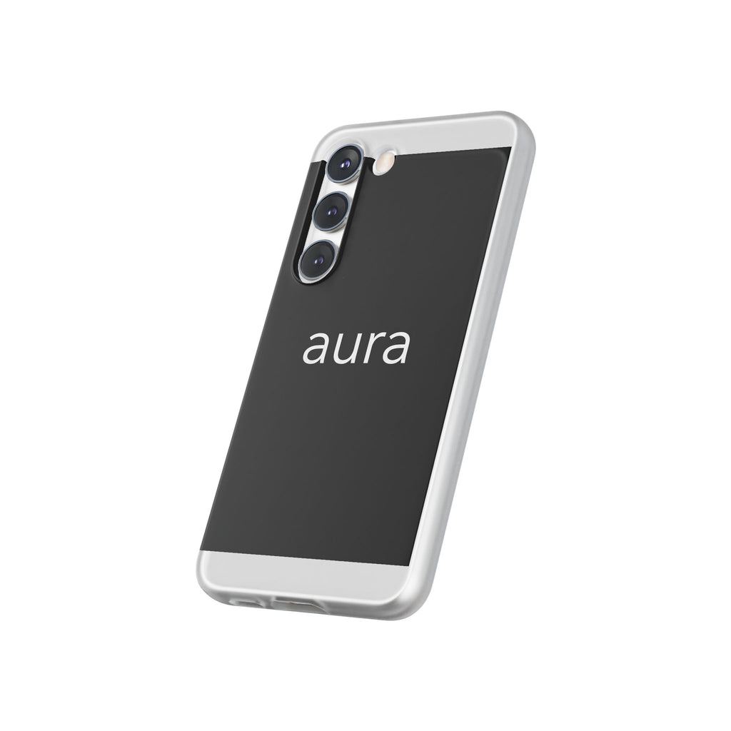 Aura Black Minimalist Phone Case