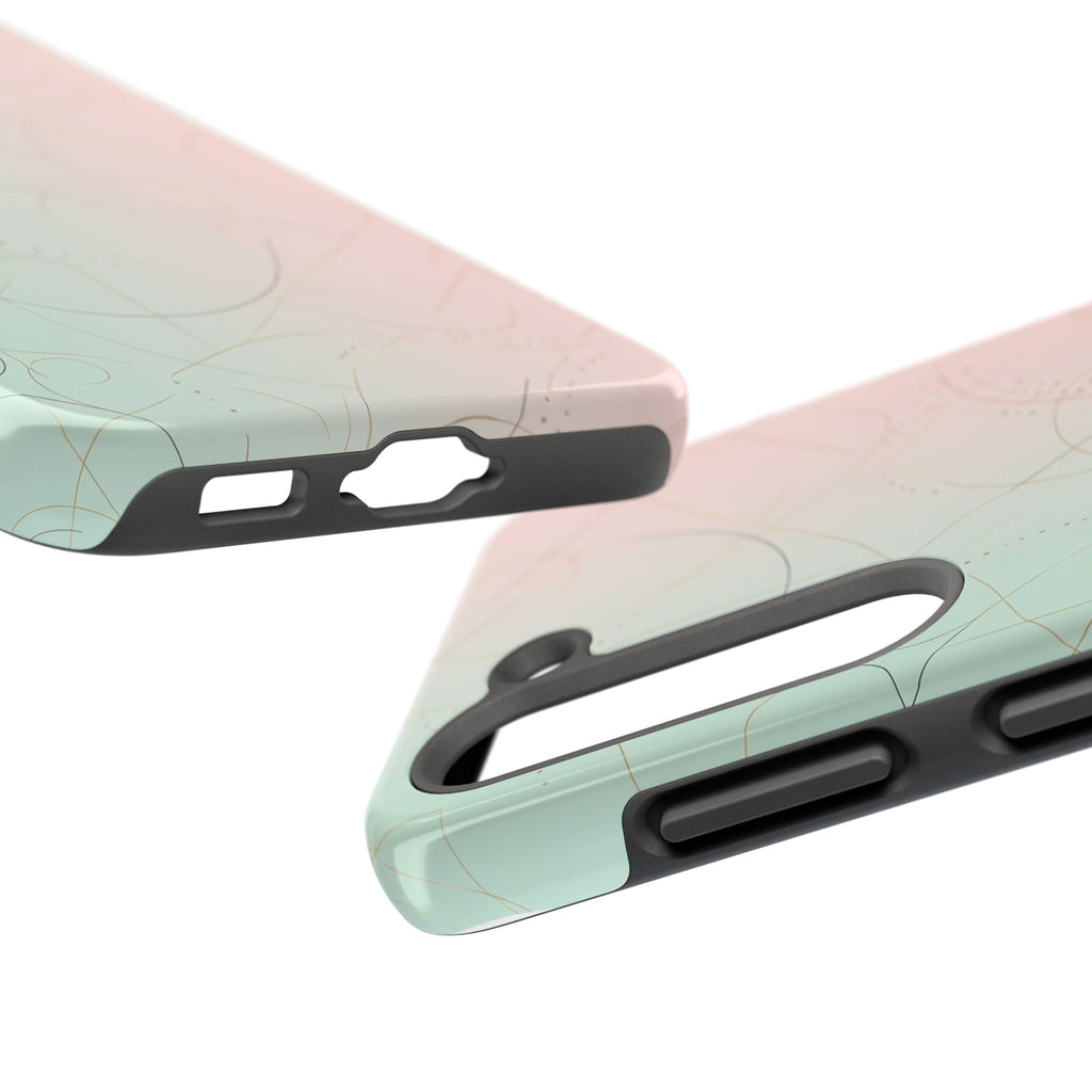 Pastel Swirl Tough Phone Case — Protective Gradient Phone Cover