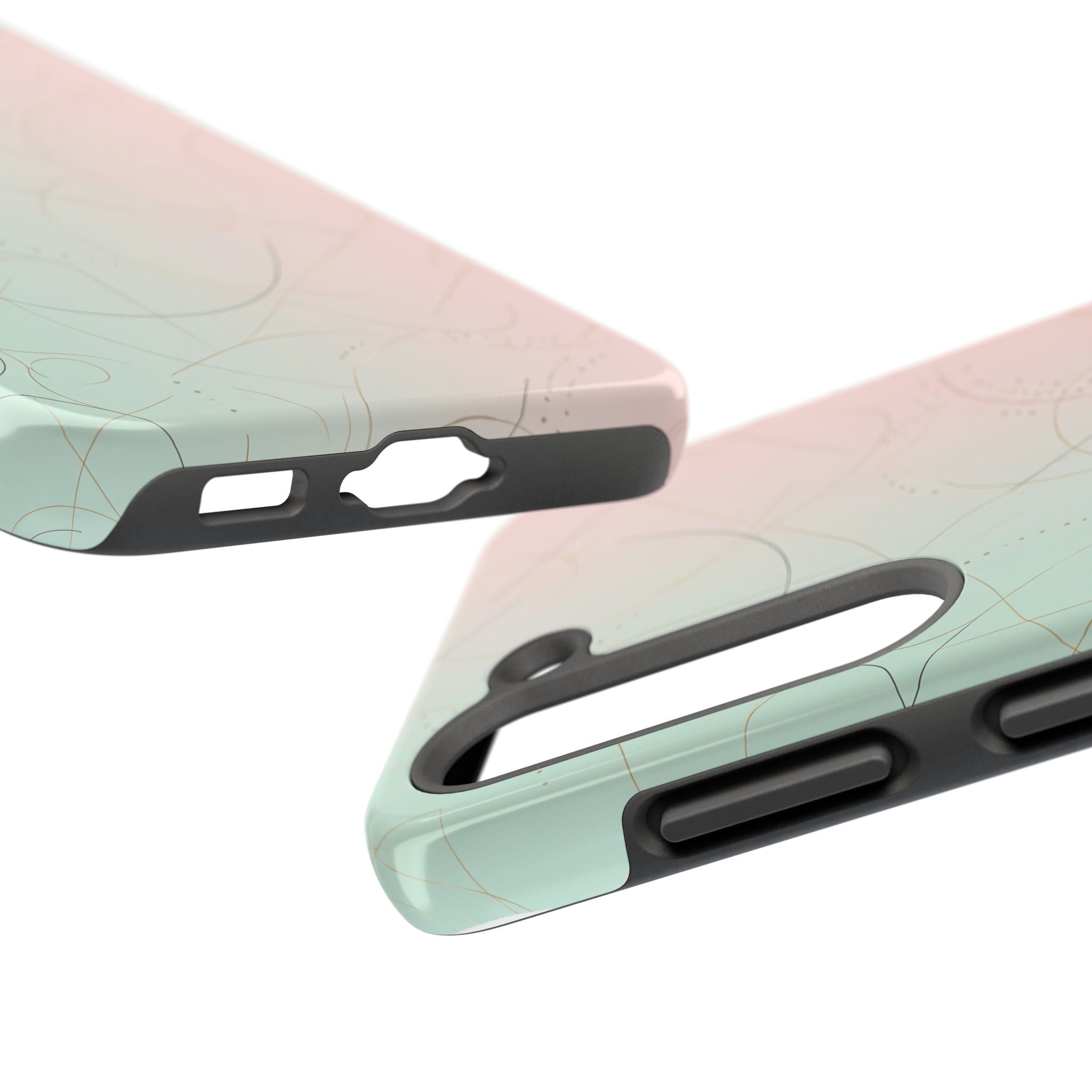 Pastel Swirl Tough Phone Case — Protective Gradient Phone Cover