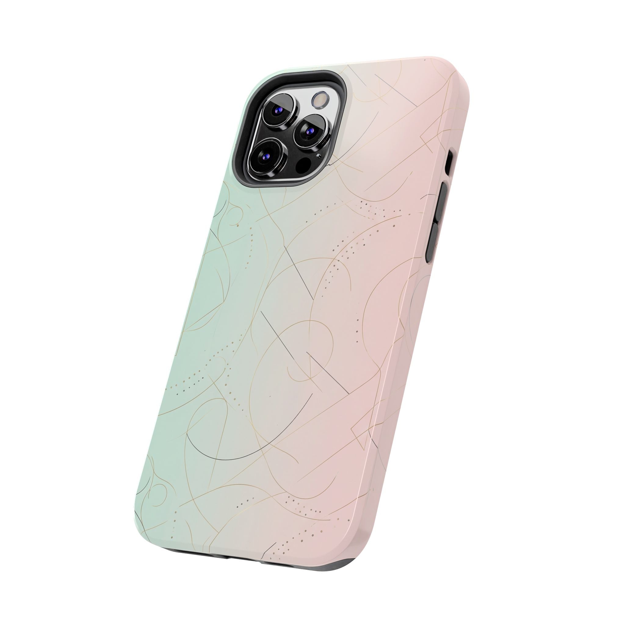 Pastel Swirl Tough Phone Case — Protective Gradient Phone Cover