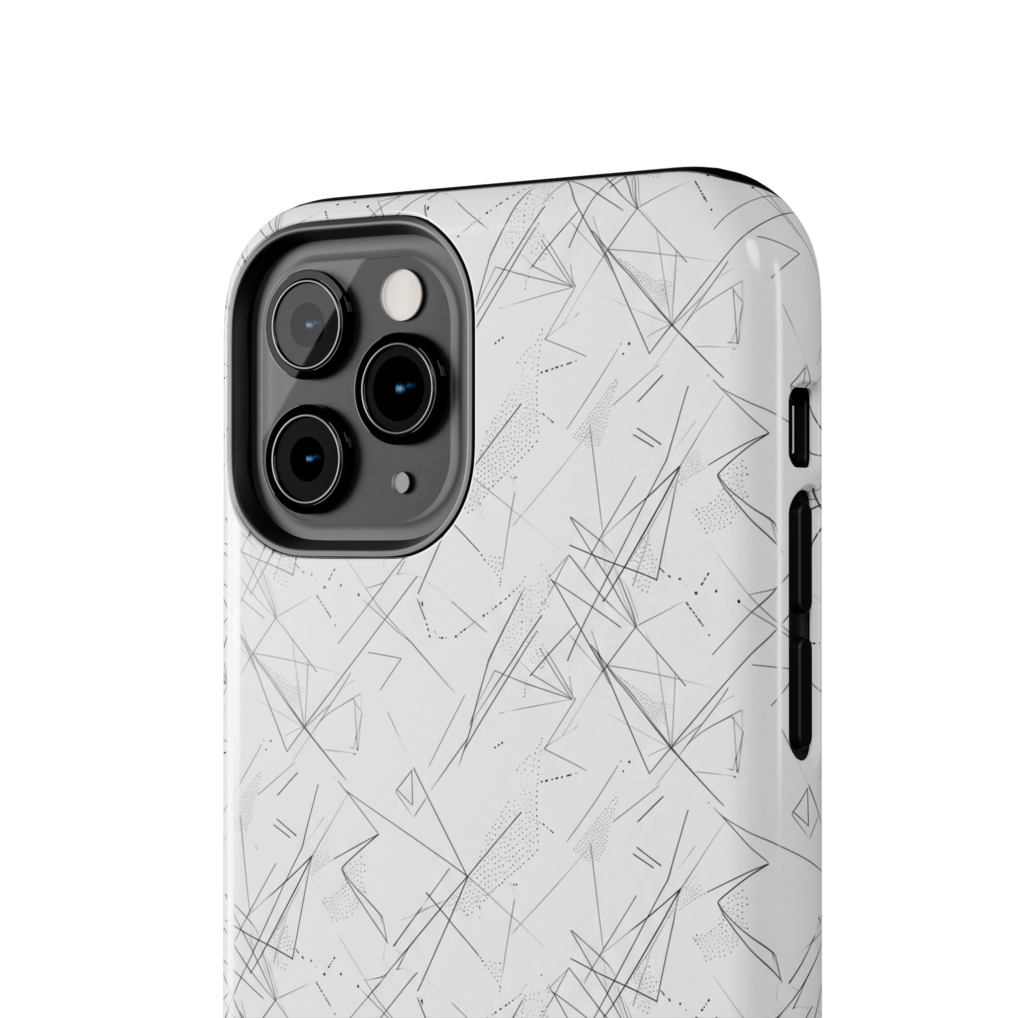 Marble Scratch Pattern Tough Phone Case — Protective iPhone Cover